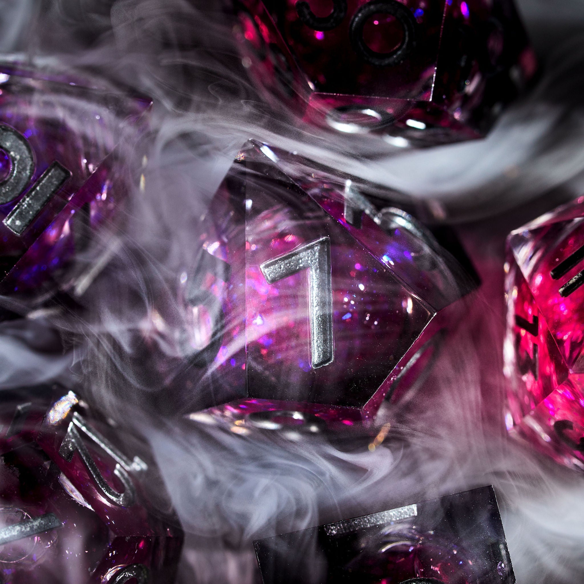 Bloodmoon 7-Piece Liquid Core Dice Set - Dispel Dice - Premium DnD Dice & Accessories # #