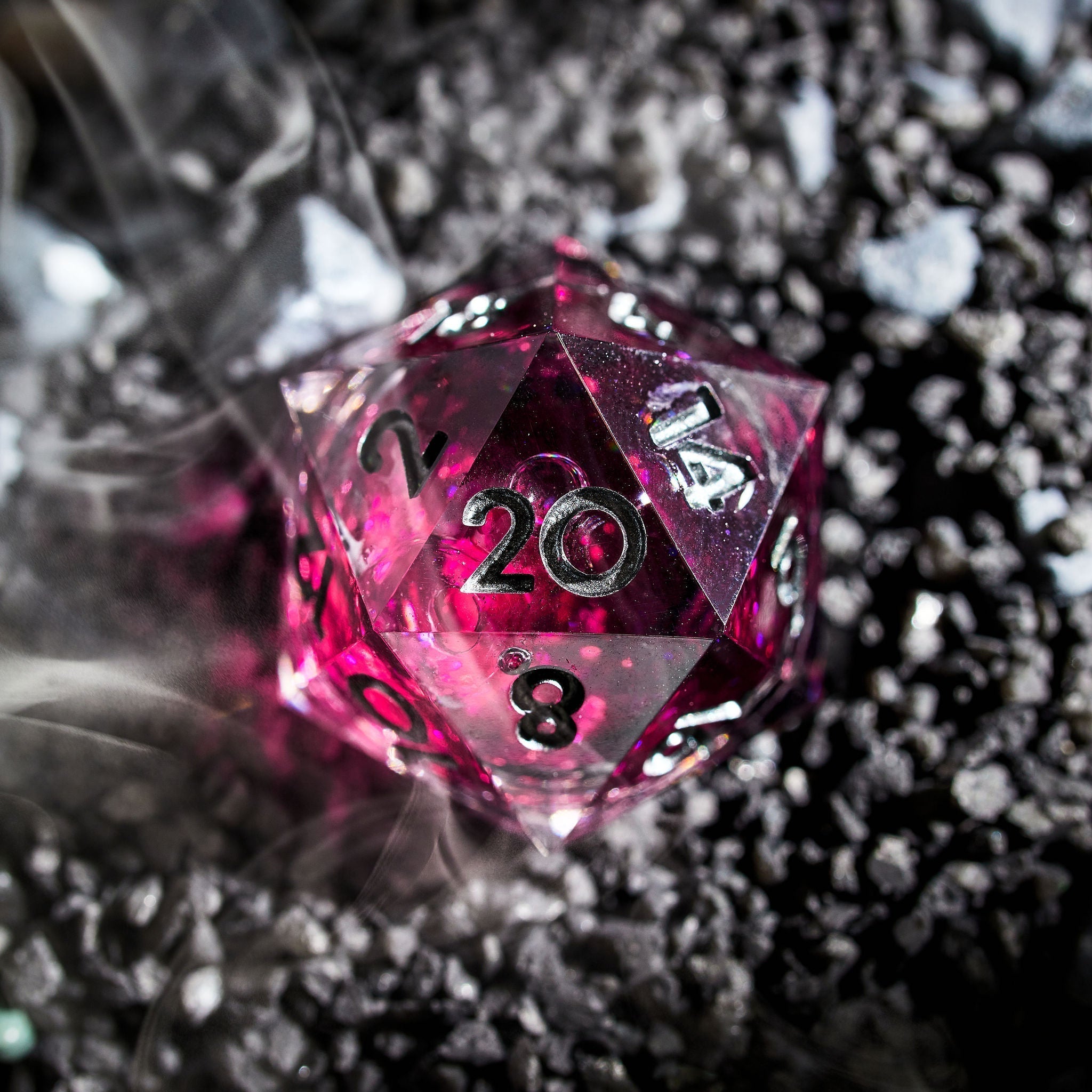 Bloodmoon 7-Piece Liquid Core Dice Set - Dispel Dice - Premium DnD Dice & Accessories # #