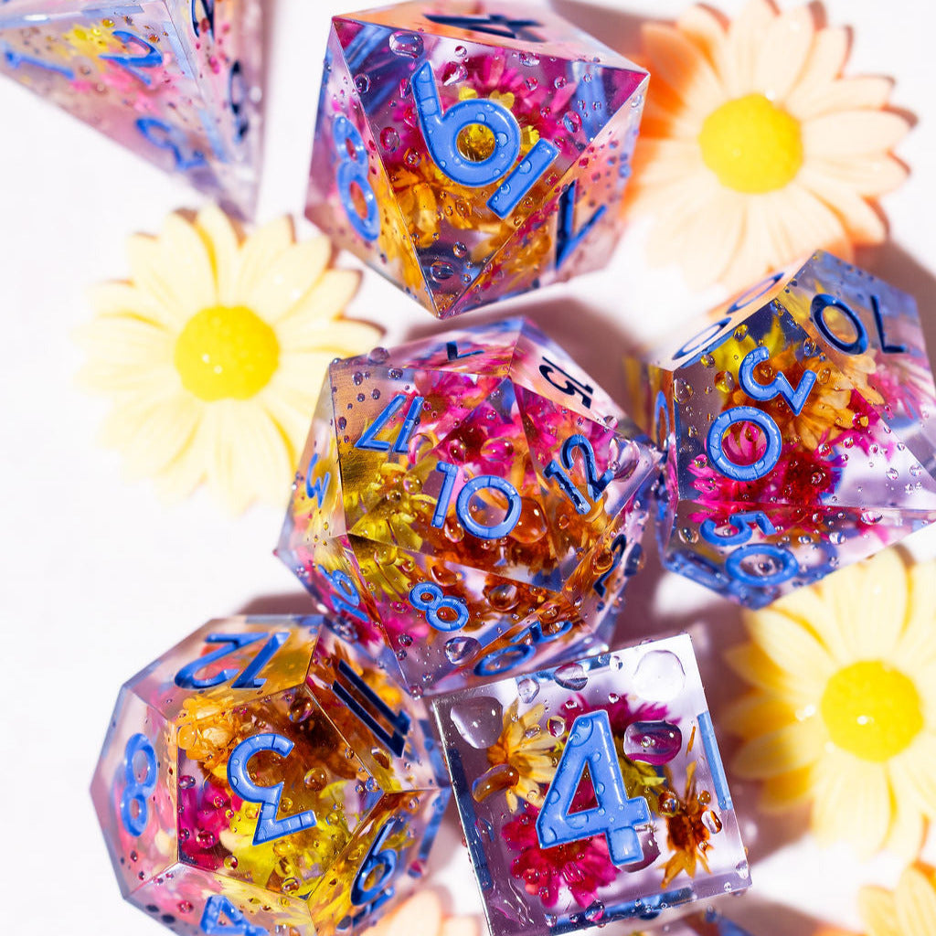 Bouquet 7-Piece Polyhedral Dice Set - Dispel Dice - Premium DnD Dice & Accessories # #