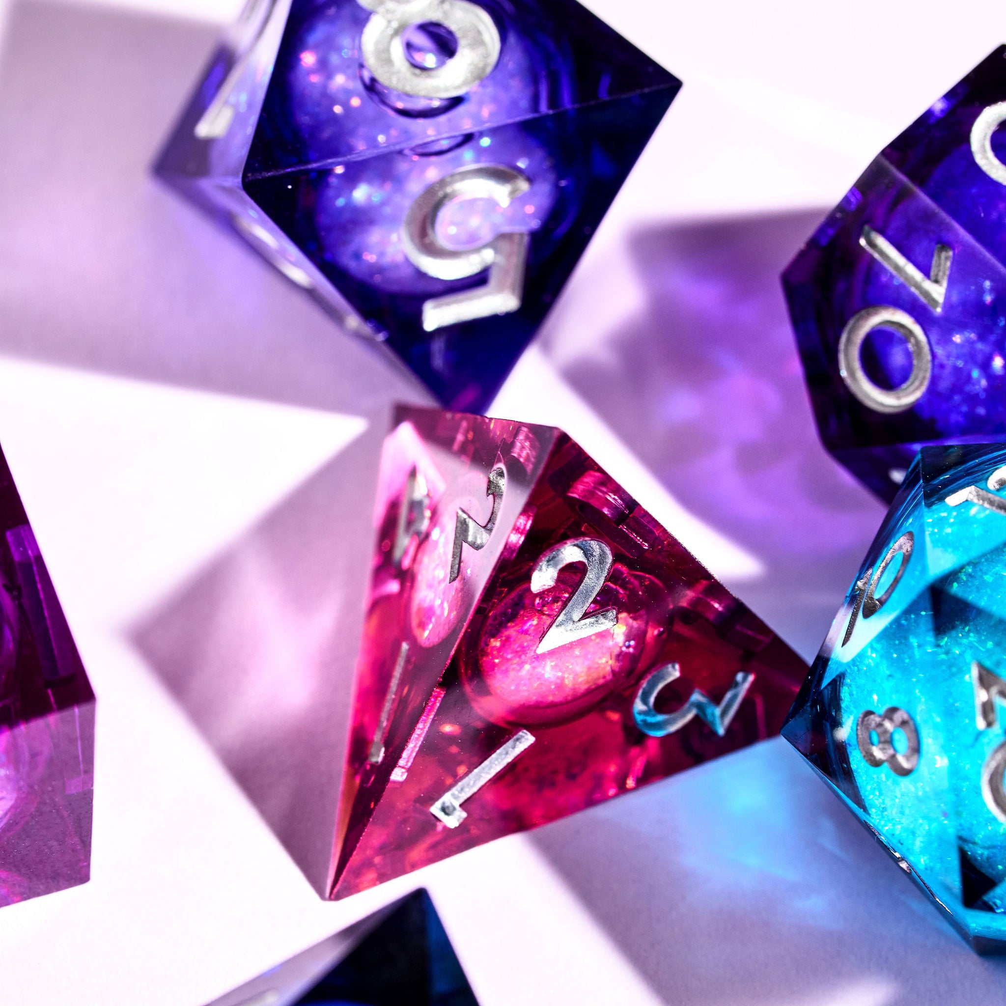 Changeling 7-Piece Liquid Core Dice Set - Dispel Dice - Premium DnD Dice & Accessories # #