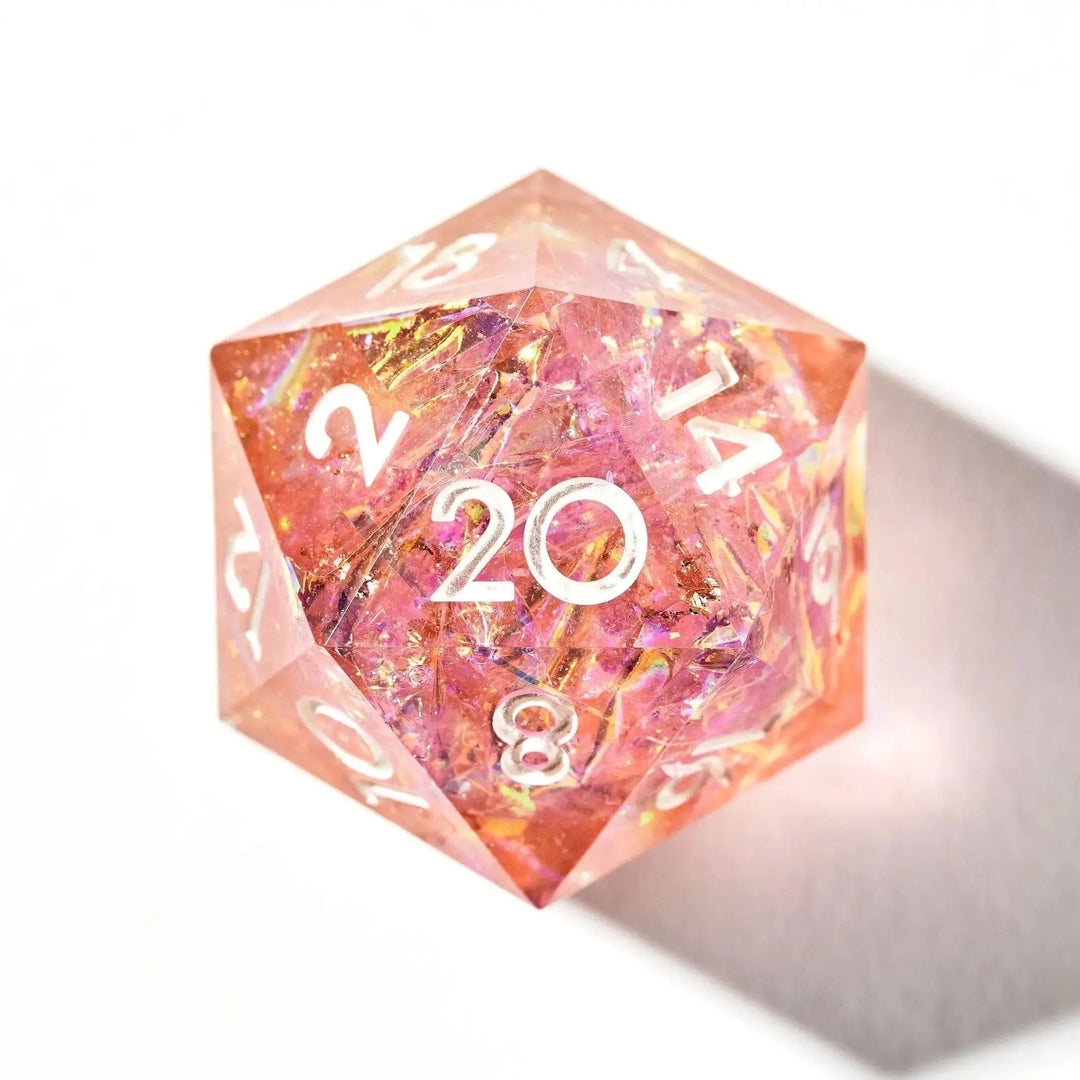 Chiffon Petals 7-Piece Polyhedral Dice Set - Dispel Dice - Premium DnD Dice & Accessories