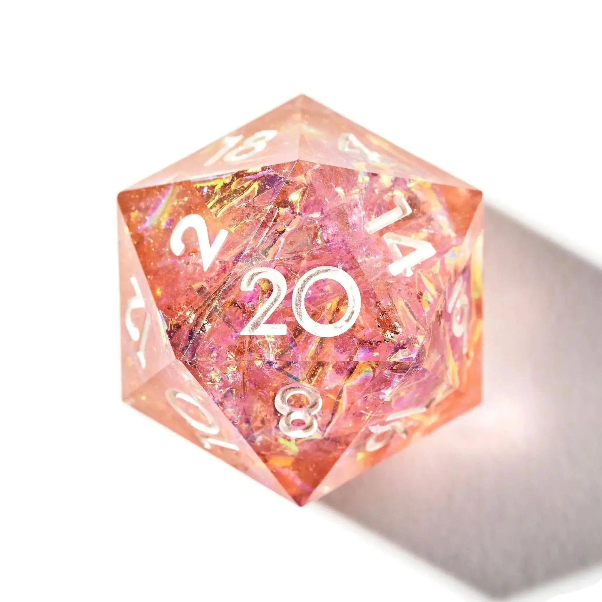 Chiffon Petals 7-Piece Polyhedral Dice Set - Dispel Dice - Premium DnD Dice & Accessories # #