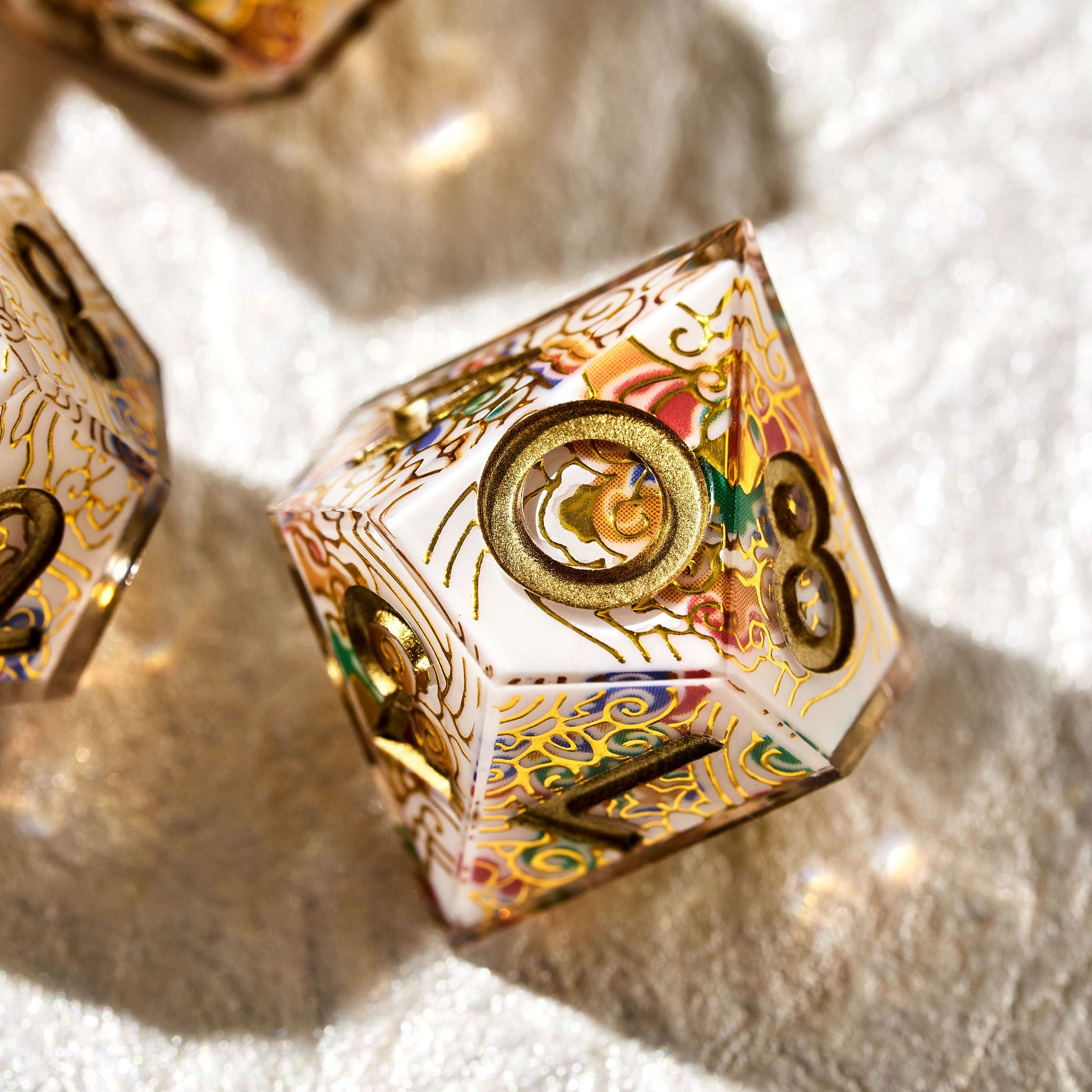 Danqing 7-Piece Iconic Dice Set - Dispel Dice - Premium DnD Dice & Accessories # #