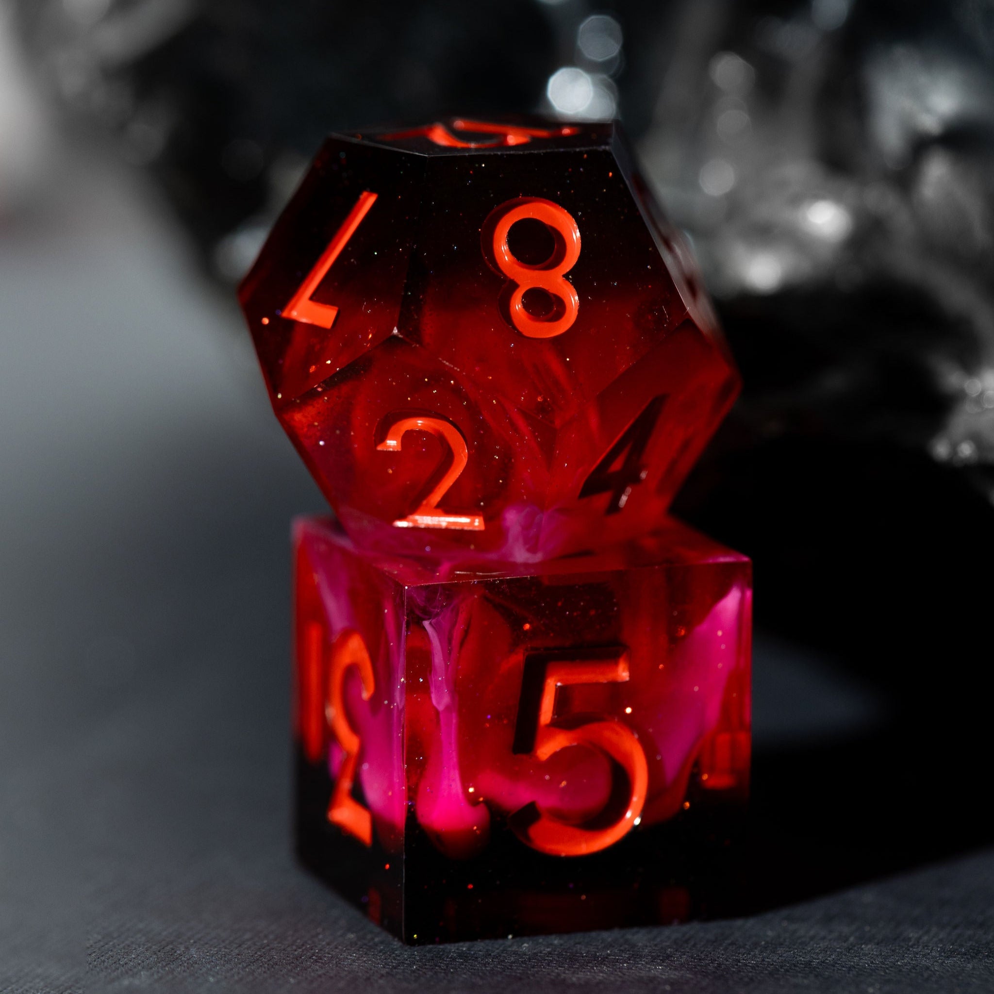 Deimos 7-Piece Polyhedral Dice Set - Dispel Dice - Premium DnD Dice & Accessories # #