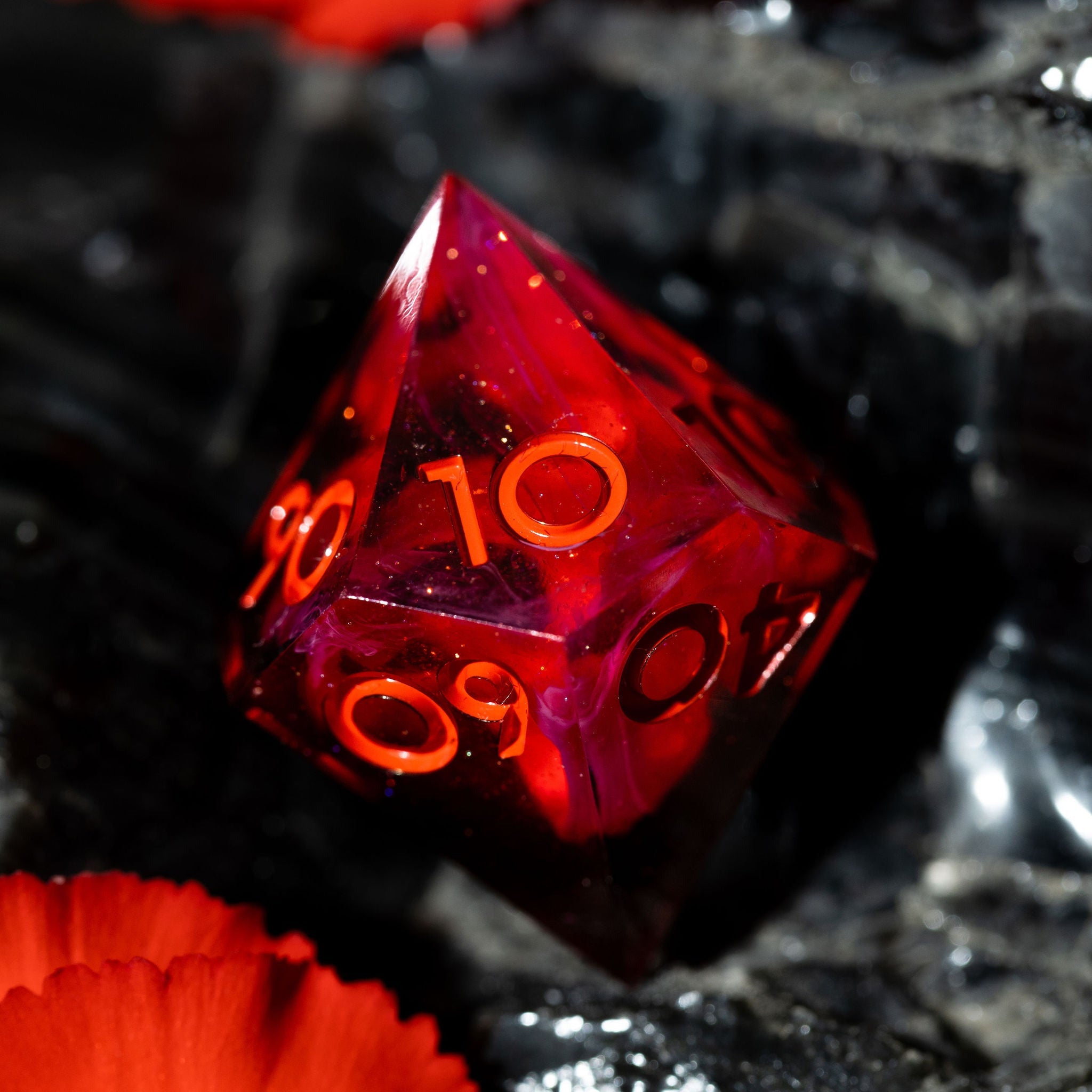 Deimos 7-Piece Polyhedral Dice Set - Dispel Dice - Premium DnD Dice & Accessories # #