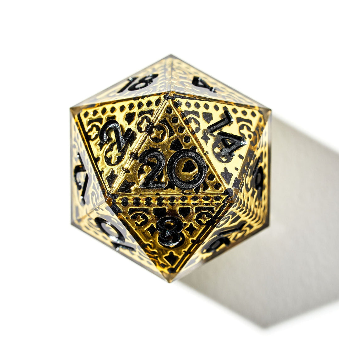 Descrated Chapel 7-Piece Iconic Dice Set - Dispel Dice - Premium DnD Dice & Accessories