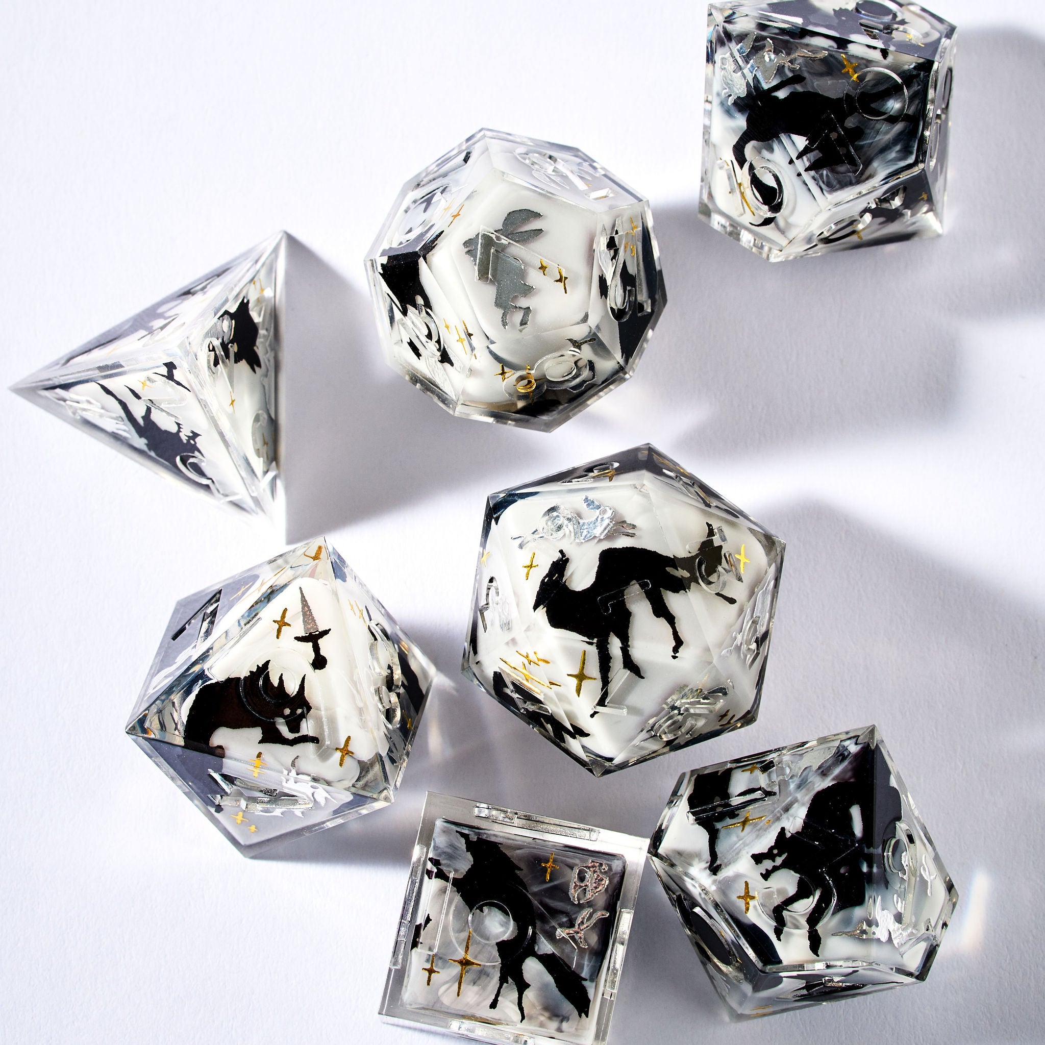 Devour 7-Piece Iconic Dice Set - Dispel Dice - Premium DnD Dice & Accessories # #