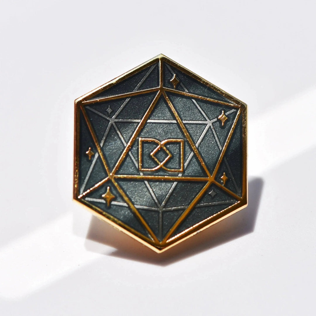 Dispel Dice Enamel Pin - Dispel Dice - Premium DnD Dice & Accessories