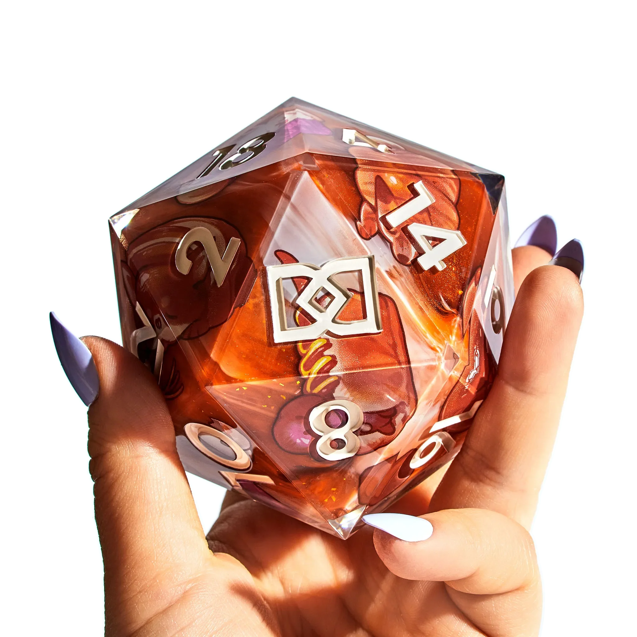 Dog Bakery 95mm Iconic Chonk D20 - Dispel Dice - Premium DnD Dice & Accessories # #