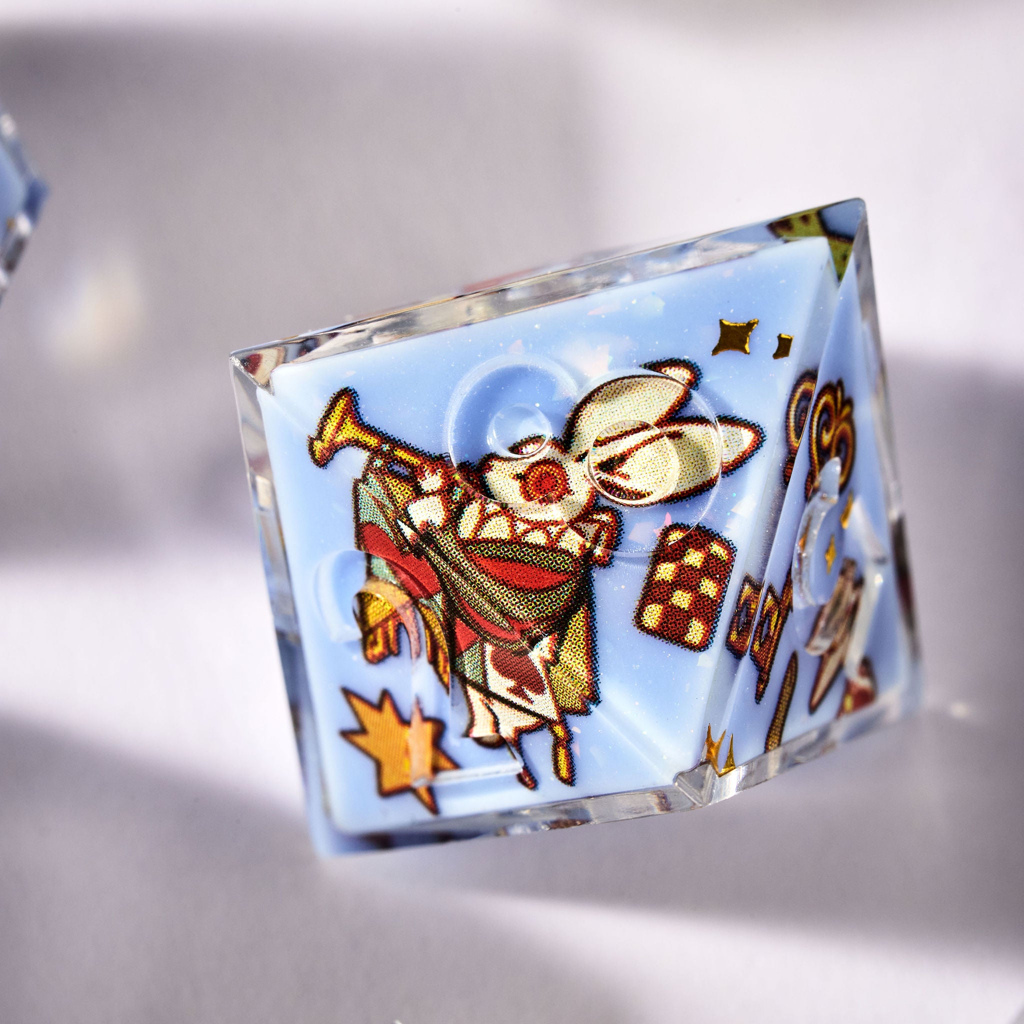 Down the Rabbit Hole 7-Piece Iconic Dice Set - Dispel Dice - Premium DnD Dice & Accessories # #