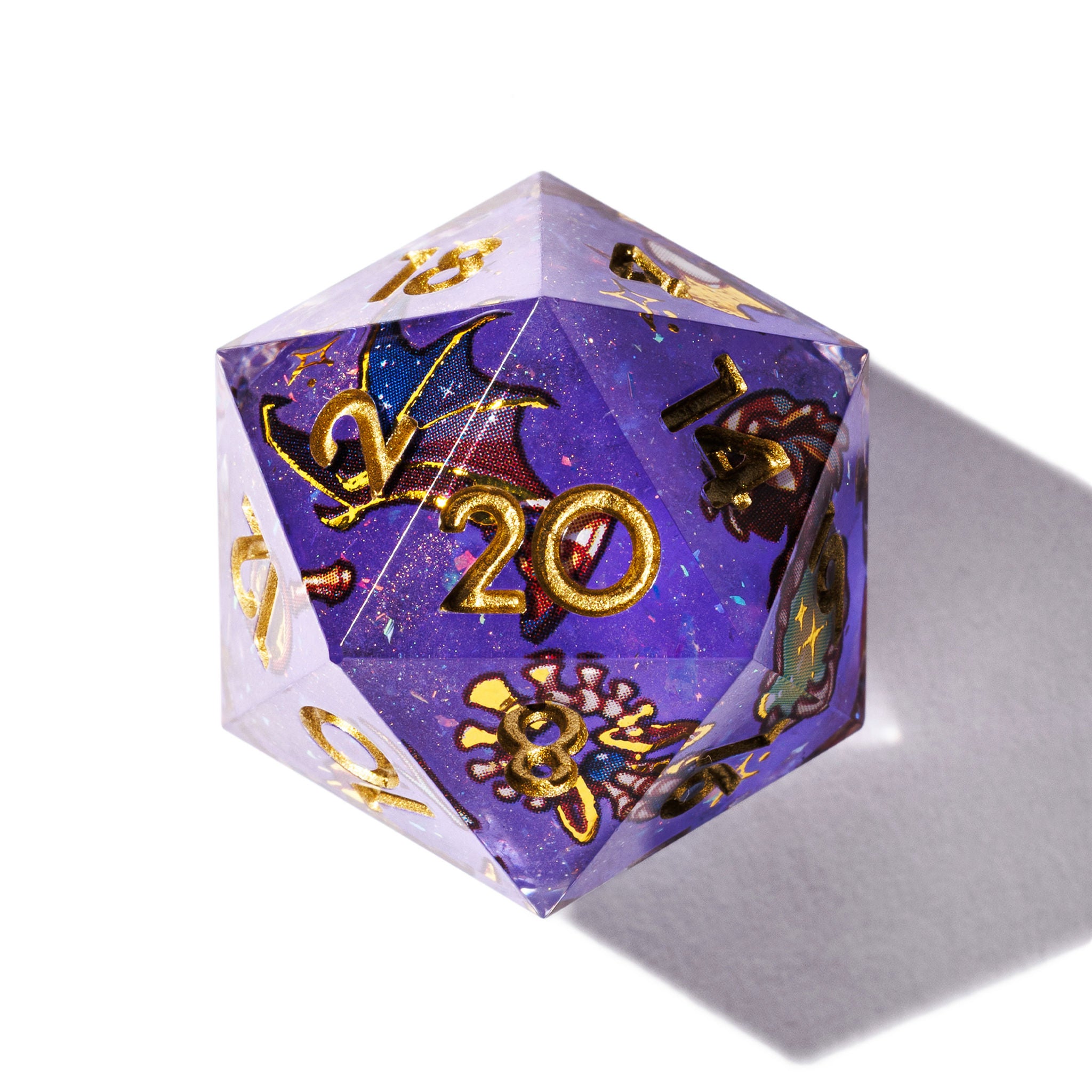 Draconian History 7-Piece Iconic Dice Set - Dispel Dice - Premium DnD Dice & Accessories # #