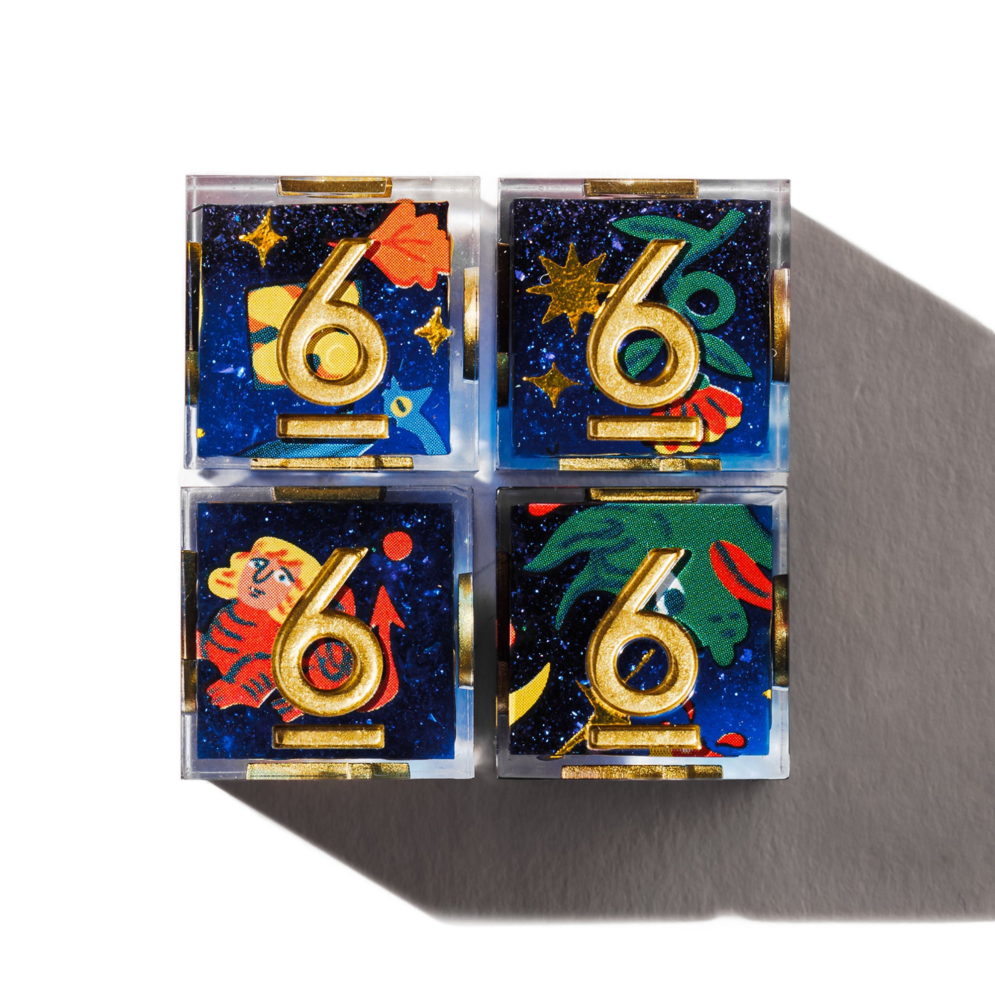 Dragon Slayer 4-Piece Iconic D6 Dice Set - Dispel Dice - Premium DnD Dice & Accessories # #