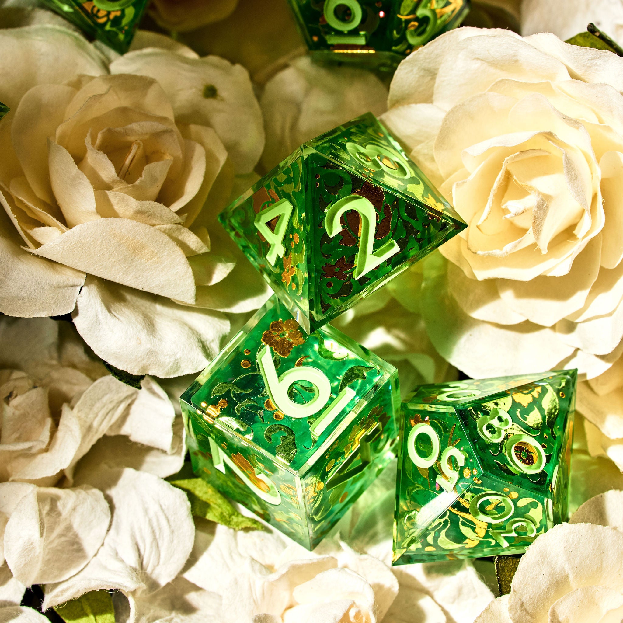 Druid Circle 7-Piece Iconic Dice Set - Dispel Dice - Premium DnD Dice & Accessories # #