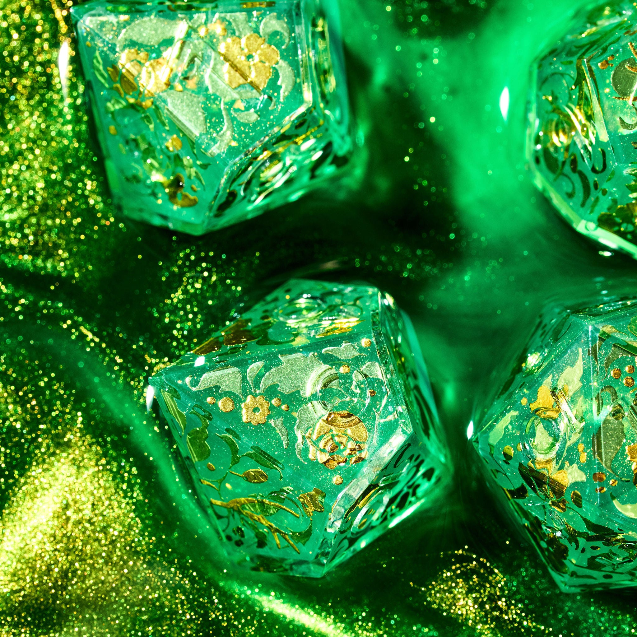 Druid Circle 7-Piece Iconic Dice Set - Dispel Dice - Premium DnD Dice & Accessories # #