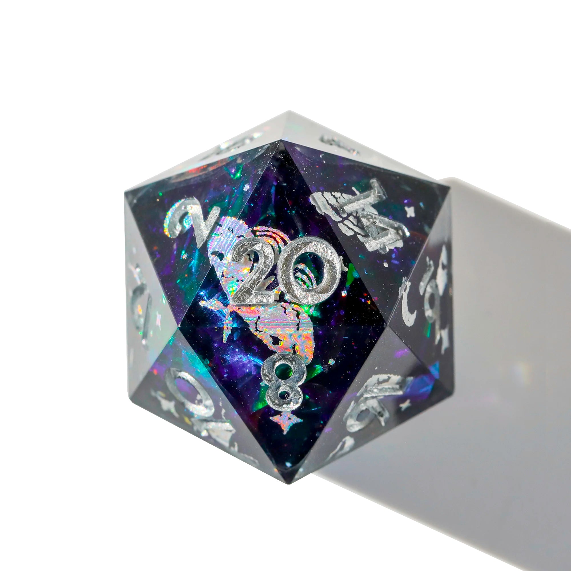 Dusk Moth 7-Piece Polyhedral Dice Set - Dispel Dice - Premium DnD Dice & Accessories