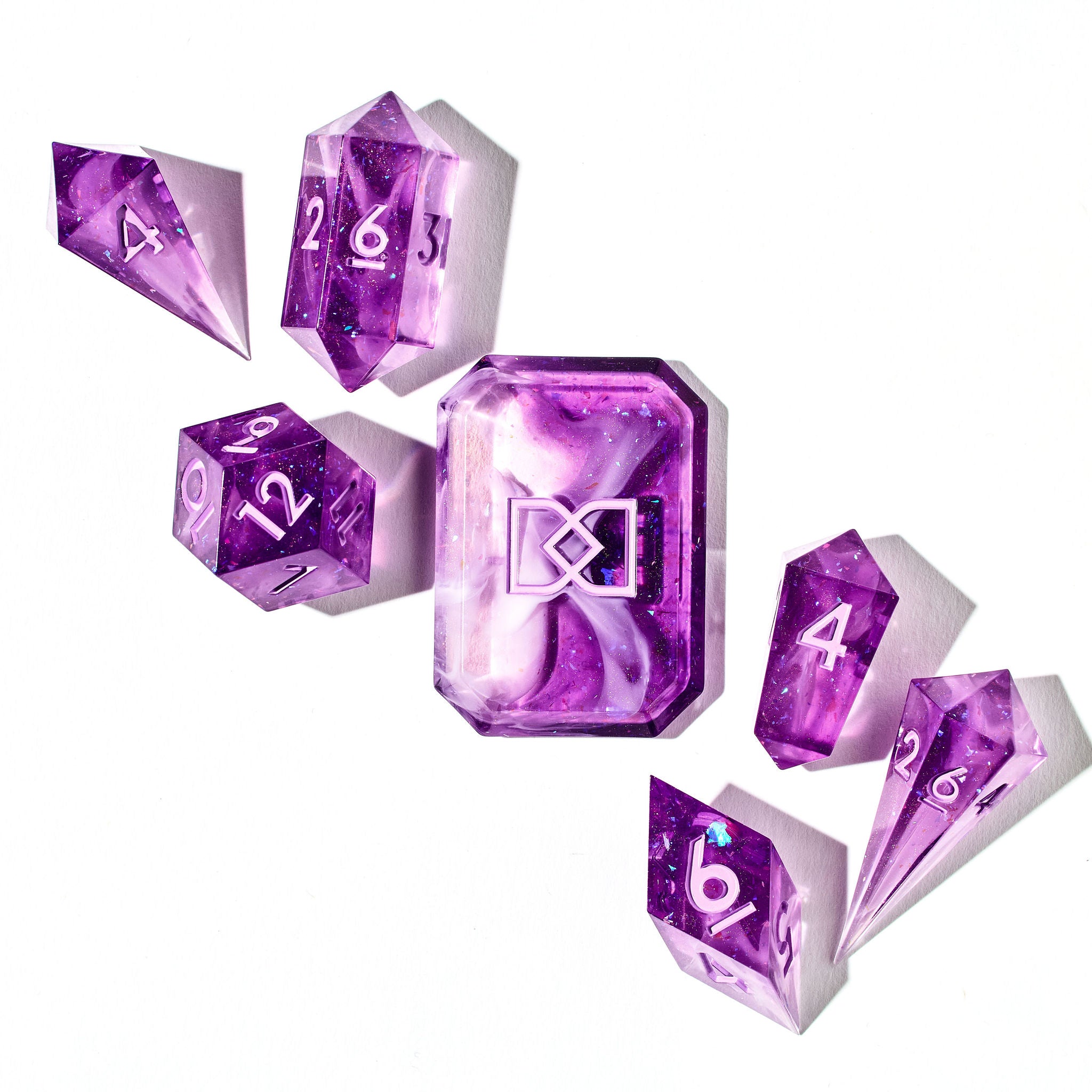 Elixir 7-Piece Jewel Shaped Dice Set