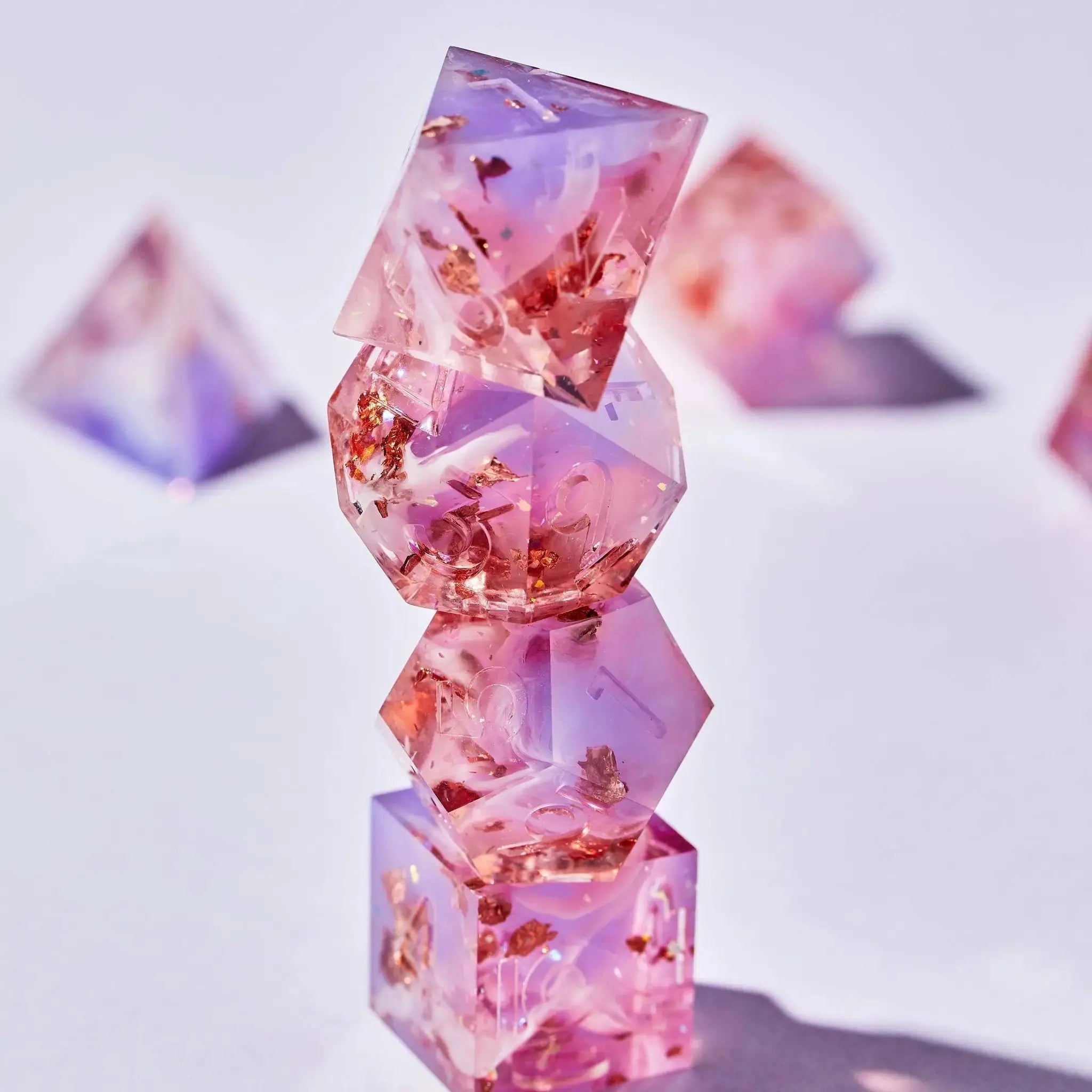 Enchantress 7-Piece Polyhedral Dice Set - Dispel Dice - Premium DnD Dice & Accessories