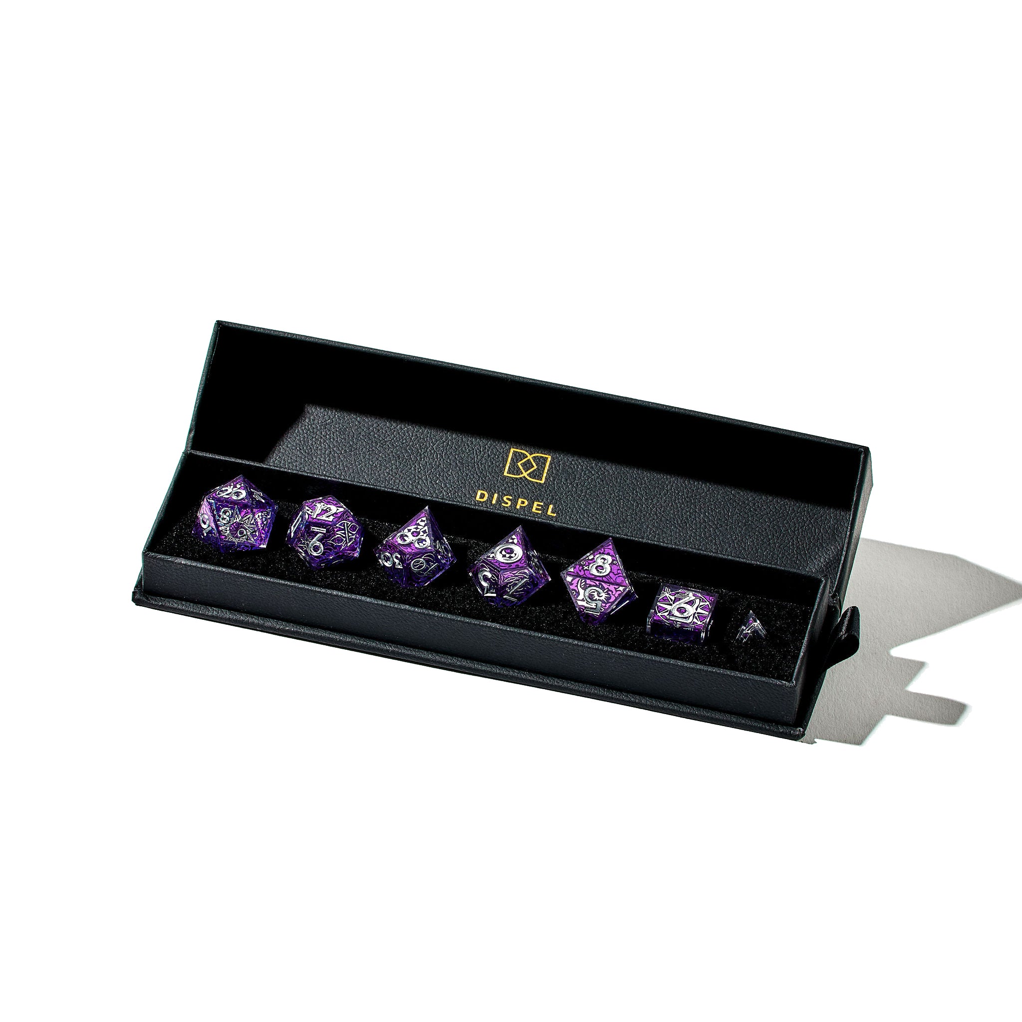 Eye of the Mage 7-Piece Iconic Dice Set - Dispel Dice - Premium DnD Dice & Accessories # #