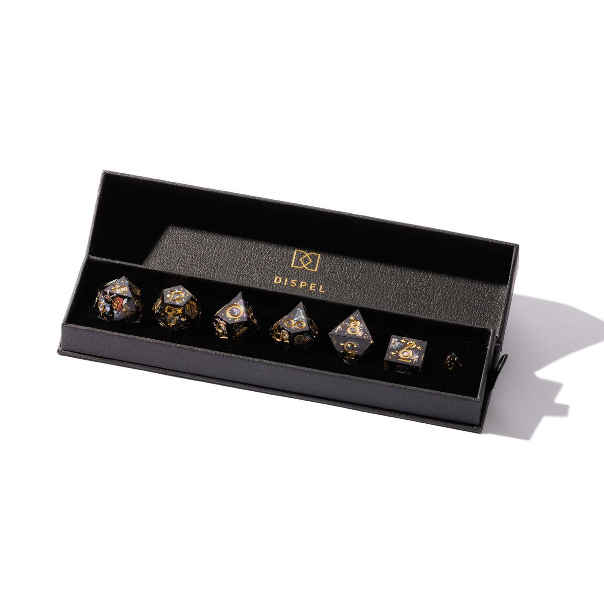 Field of Glory 7-Piece Iconic Dice Set - Dispel Dice - Premium DnD Dice & Accessories # #