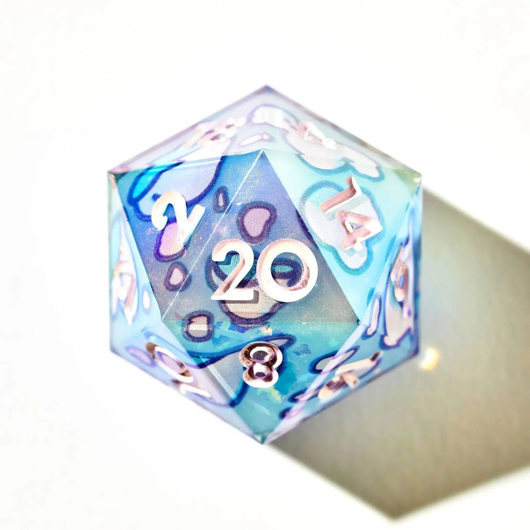 Fleeting Feelings 7-Piece Iconic Dice Set - Dispel Dice - Premium DnD Dice & Accessories