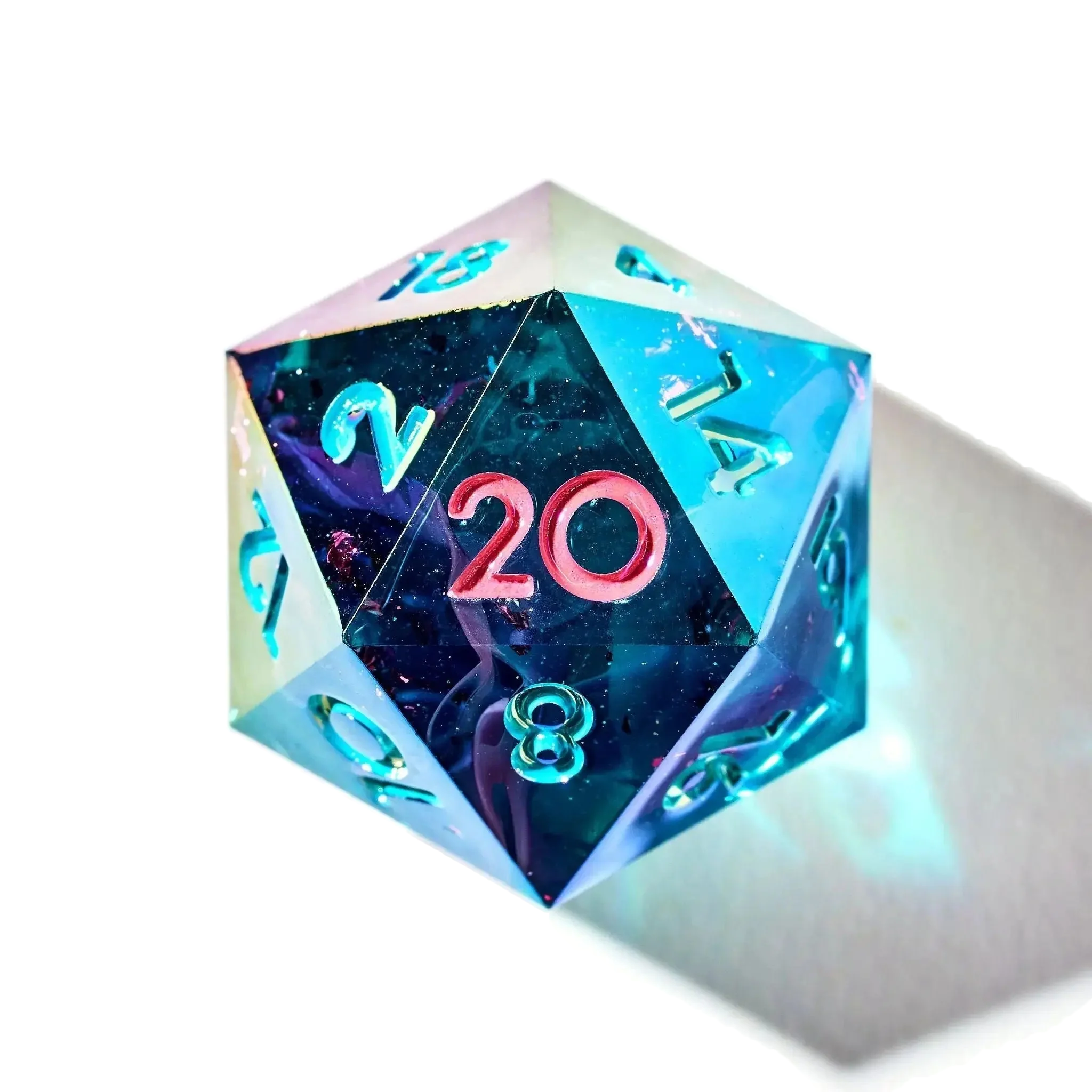 Fluorite Float 7-Piece Polyhedral Dice Set - Dispel Dice - Premium DnD Dice & Accessories # #