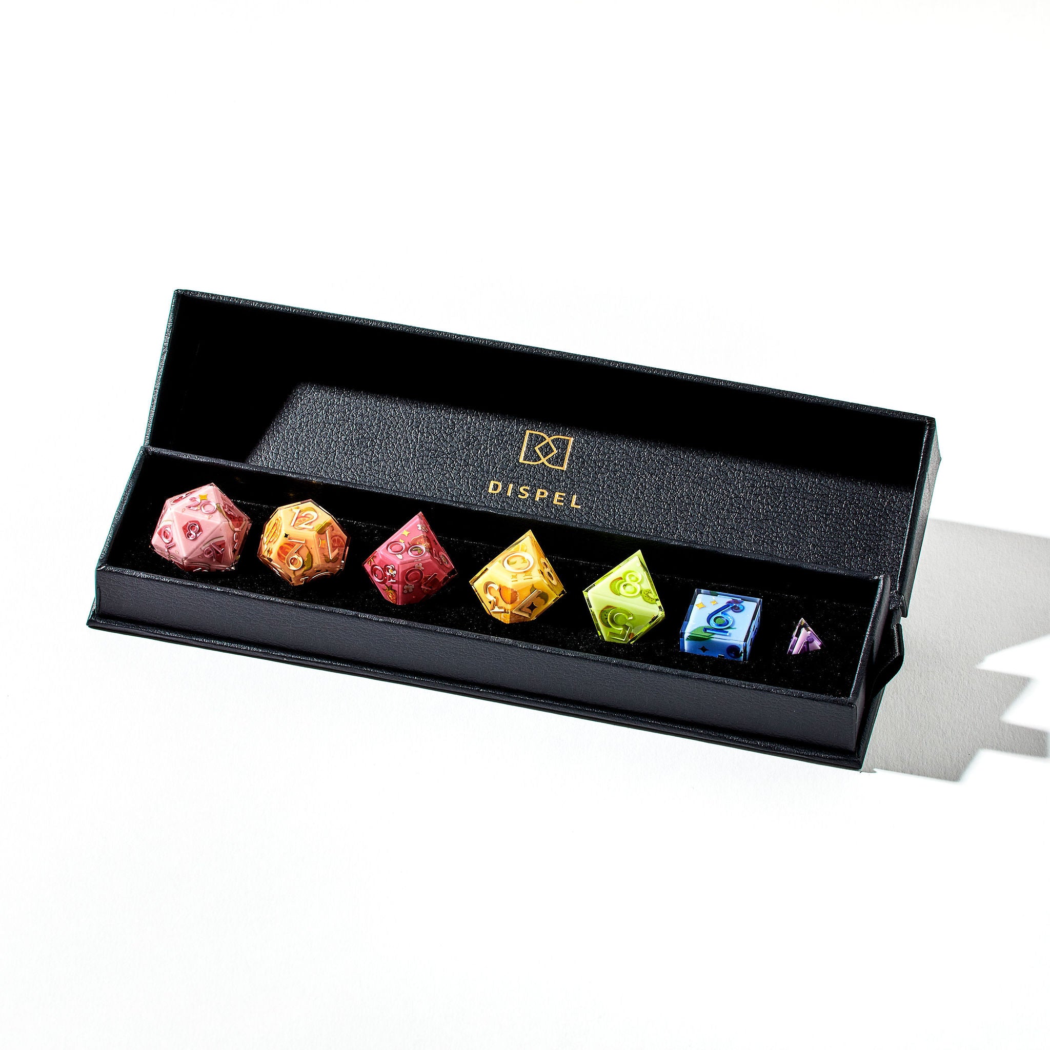 Fruit Pop 7-Piece Iconic Dice Set - Dispel Dice - Premium DnD Dice & Accessories # #