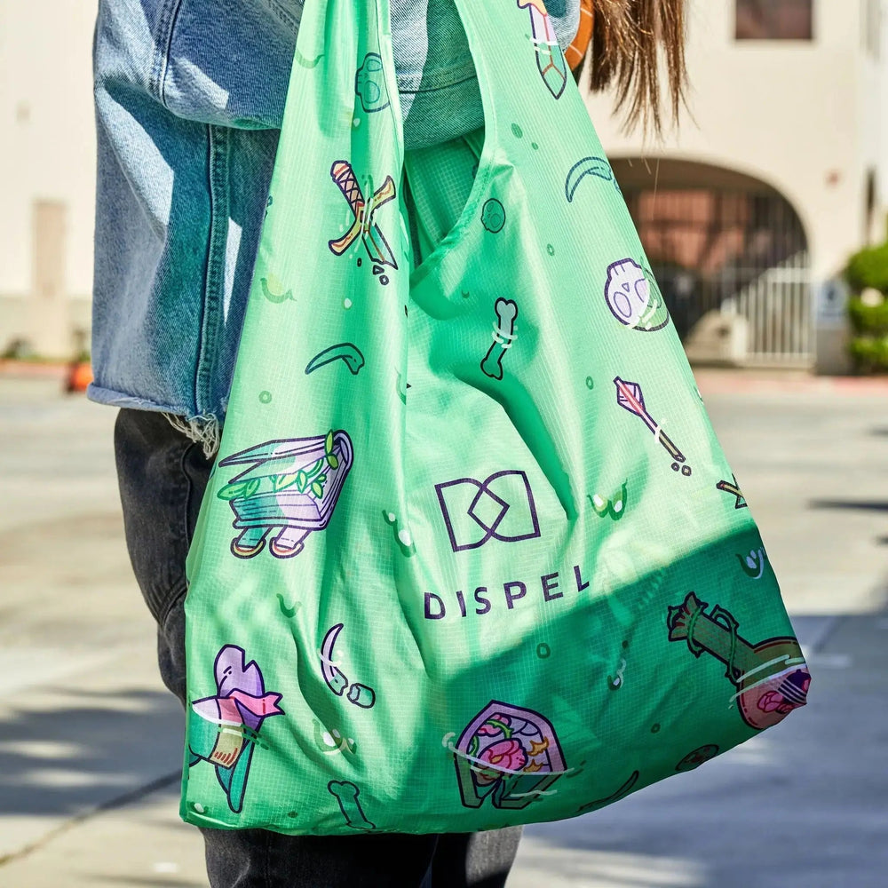 Gelatinous Cube Reusable Shopping Tote - Dispel Dice - Premium DnD Dice & Accessories
