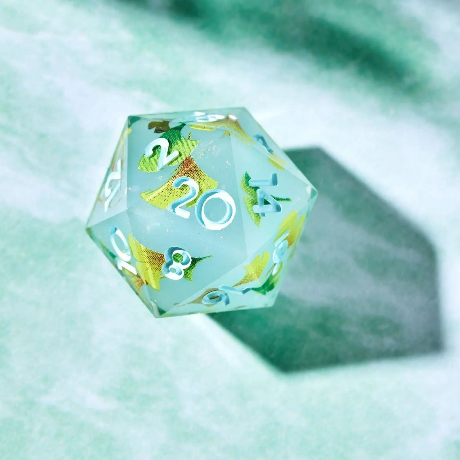 Ginkgos 7-Piece Polyhedral Dice Set - Dispel Dice - Premium DnD Dice & Accessories