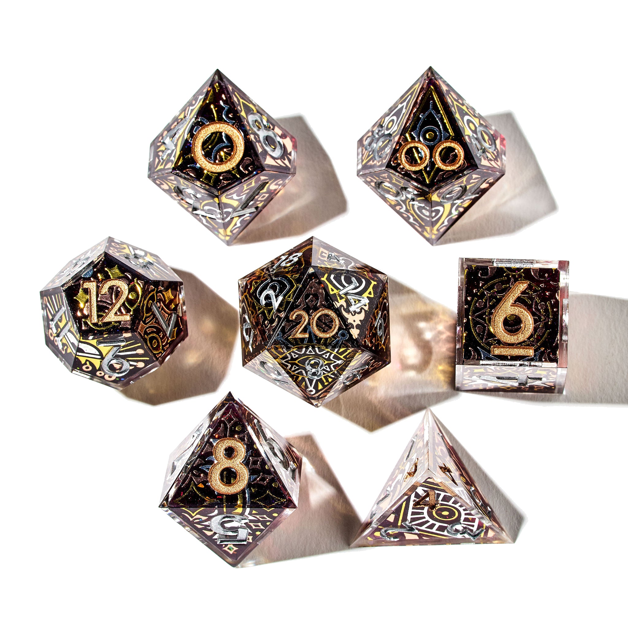 Glamour 7-Piece Iconic Dice Set