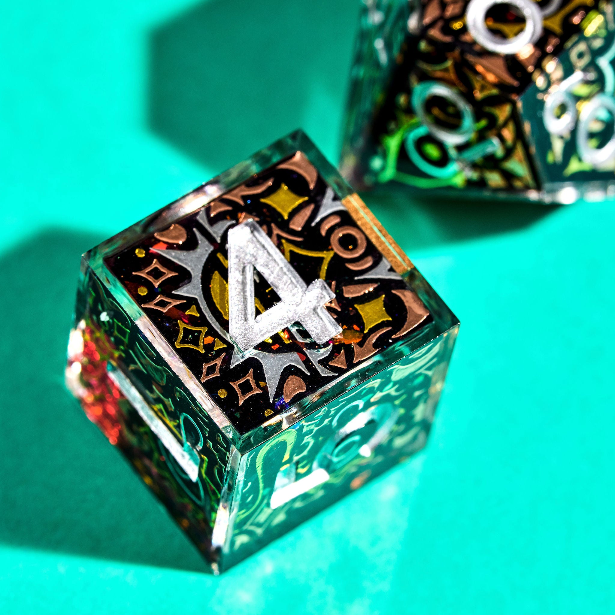 Glamour 7-Piece Iconic Dice Set - Dispel Dice - Premium DnD Dice & Accessories # #