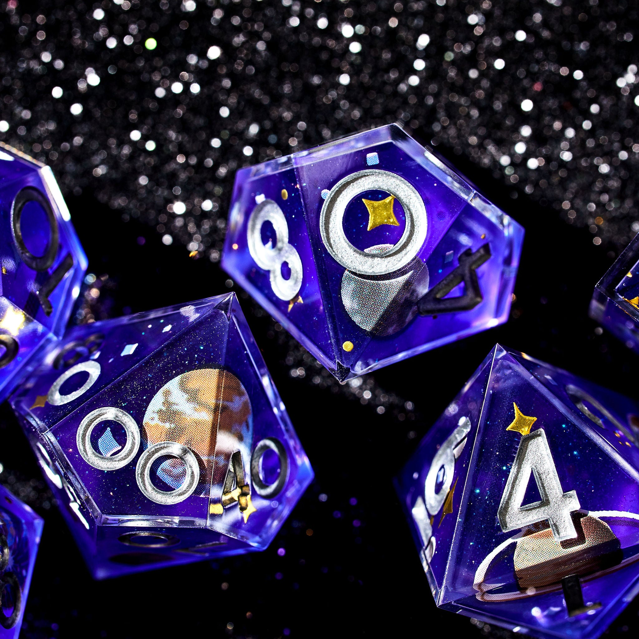 Home Sweet Home 7-Piece Iconic Dice Set - Dispel Dice - Premium DnD Dice & Accessories # #