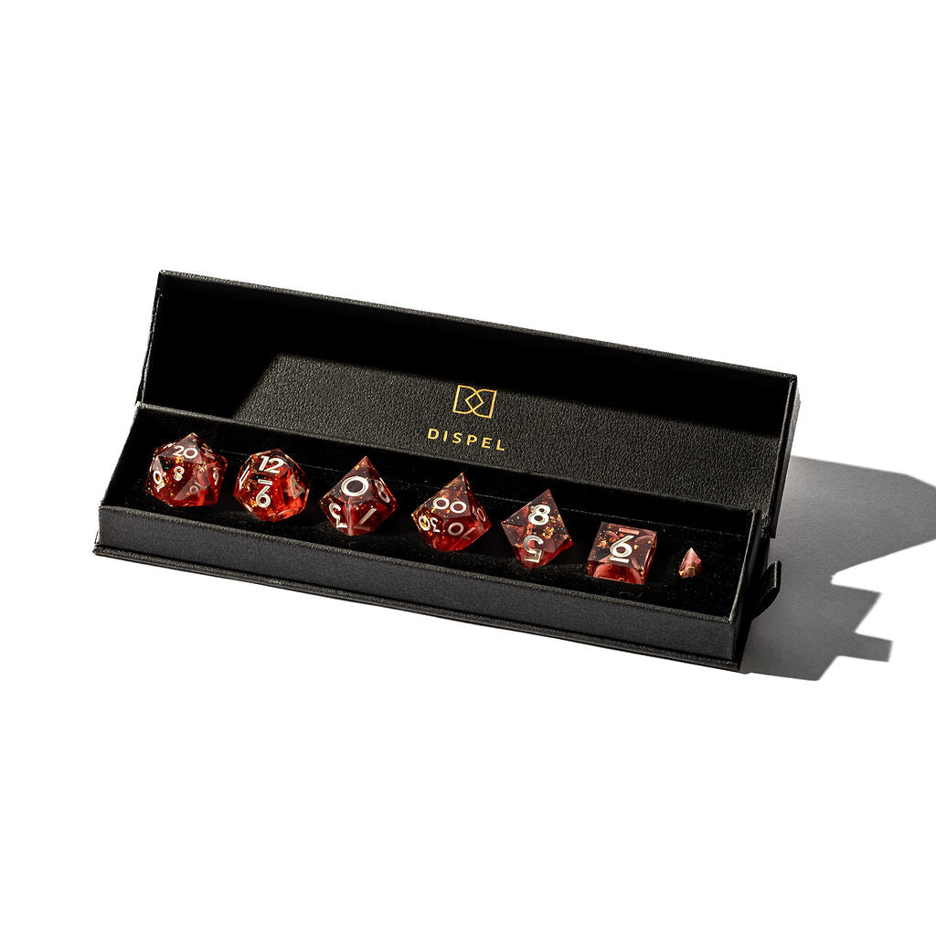 First Blush 7-Piece Polyhedral Dice Set - Dispel Dice - Premium DnD Dice & Accessories # #