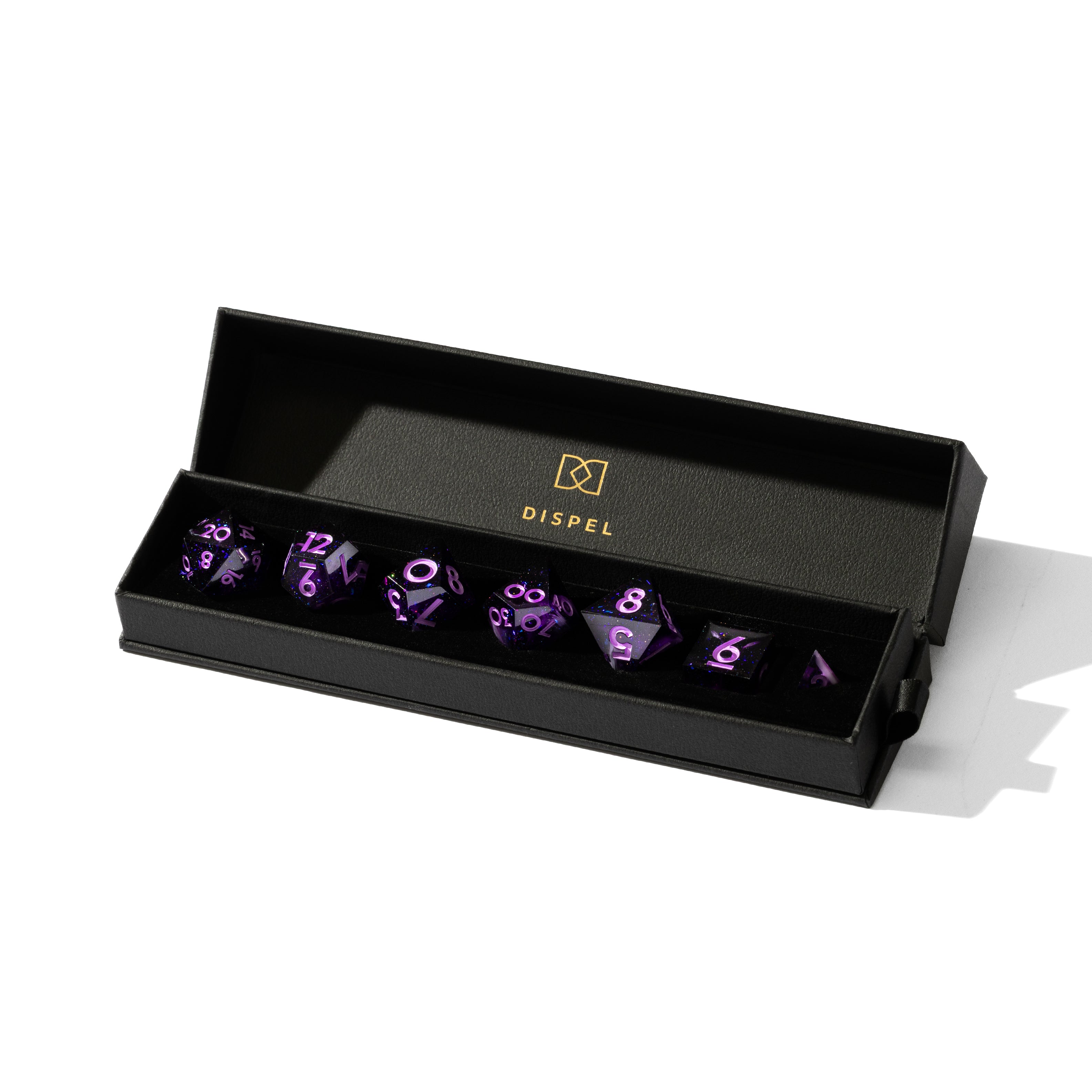 Lunaris 7-Piece Polyhedral Dice Set - Dispel Dice - Premium DnD Dice & Accessories # #