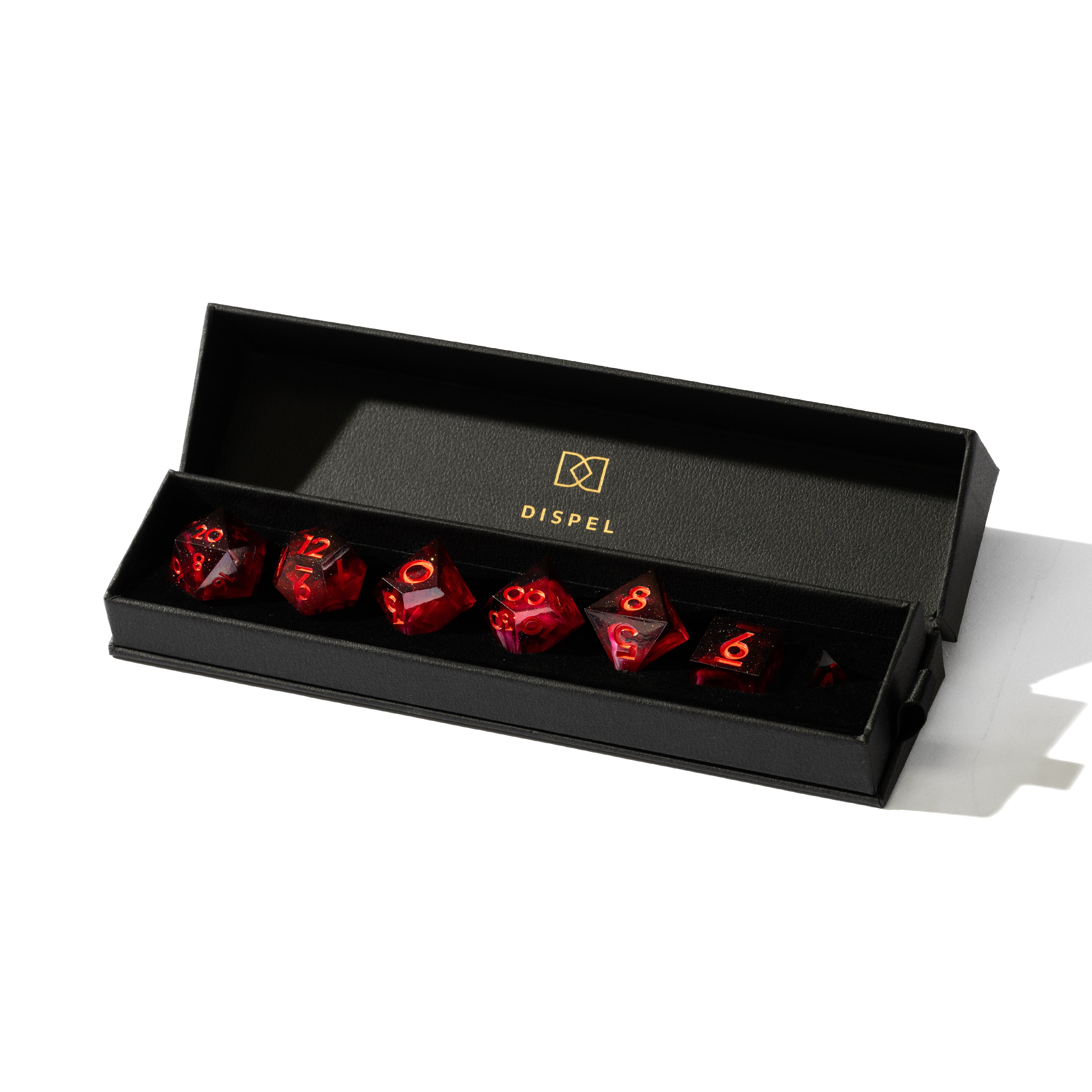 Deimos 7-Piece Polyhedral Dice Set - Dispel Dice - Premium DnD Dice & Accessories # #