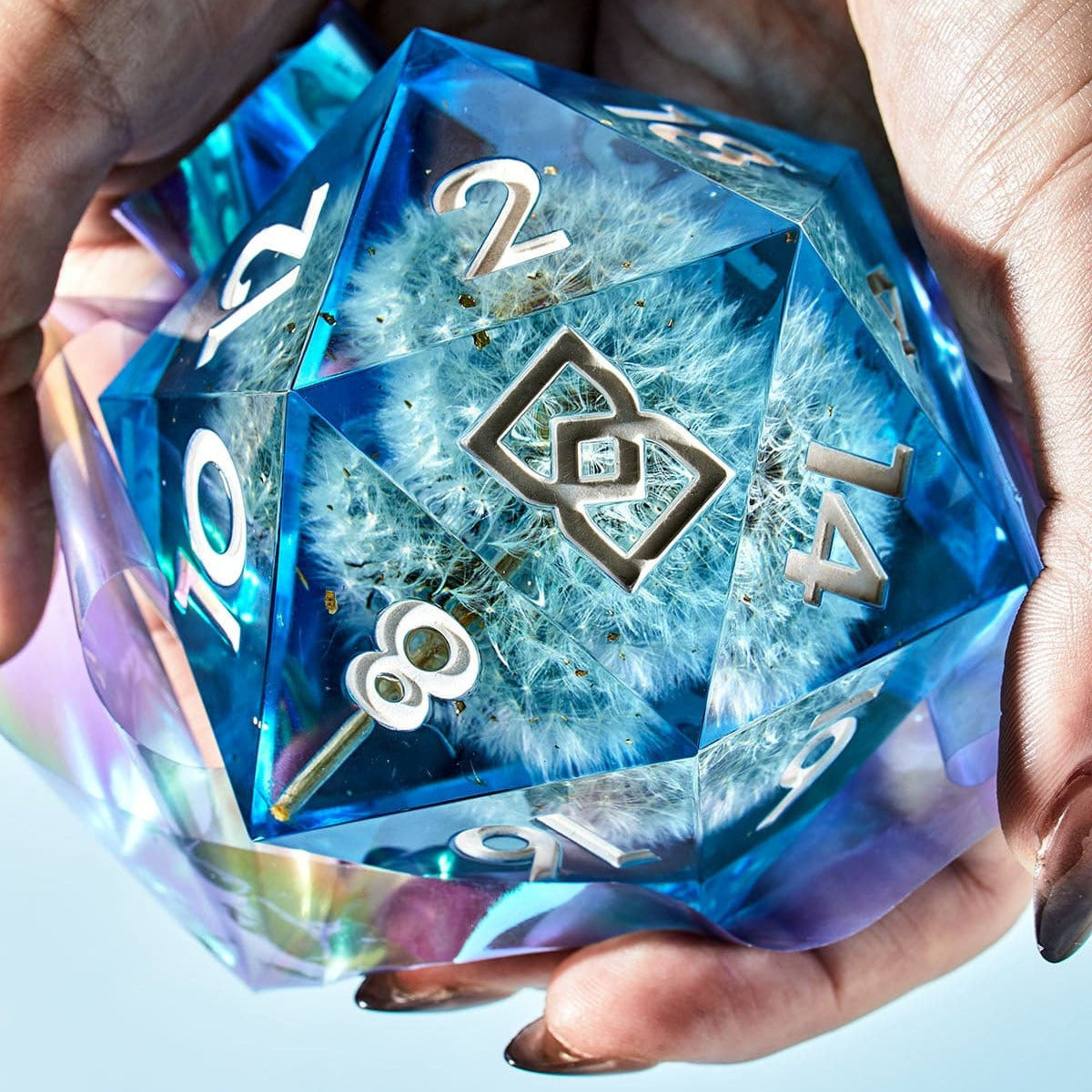 Love Puff 95mm Chonk D20 - Dispel Dice - Premium DnD Dice & Accessories