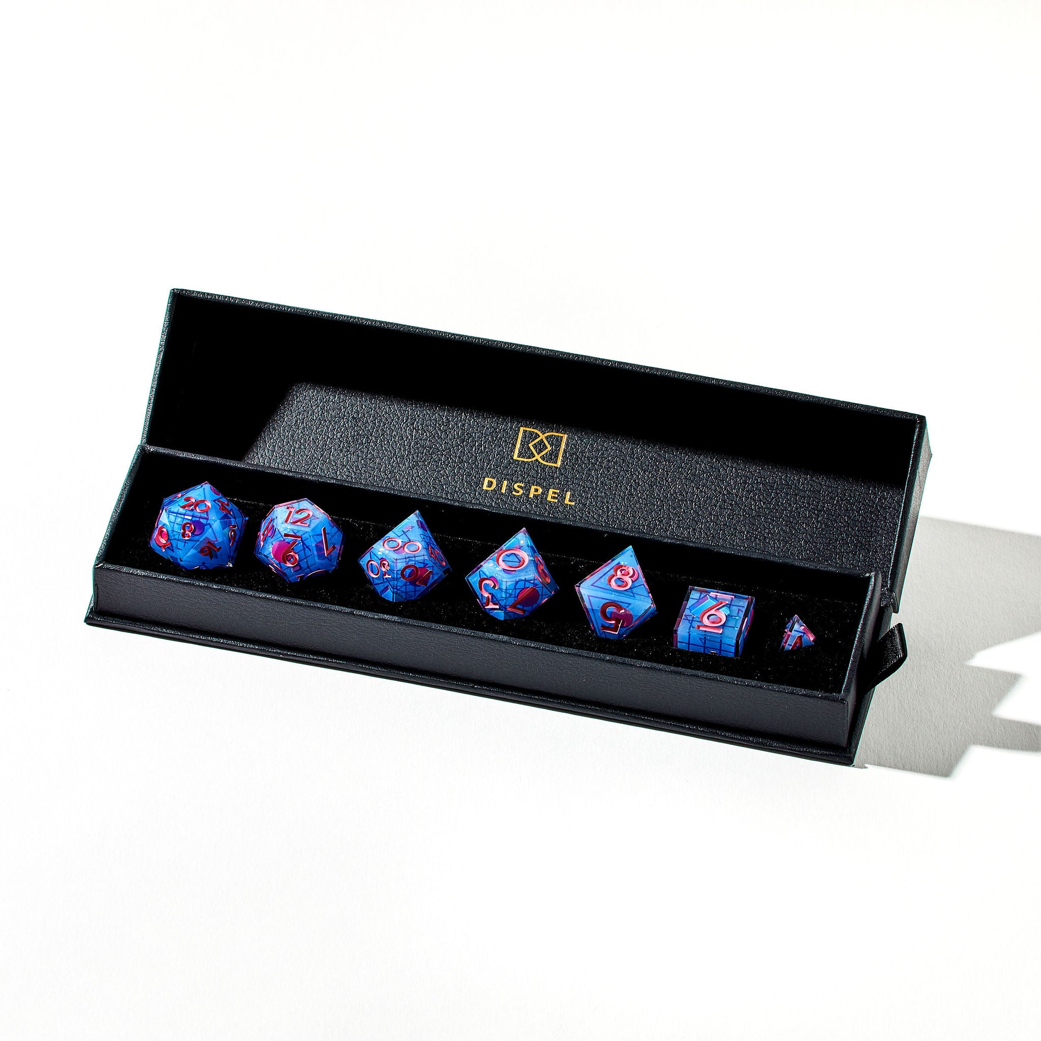 Lo-Fi 7-Piece Iconic Dice Set - Dispel Dice - Premium DnD Dice & Accessories # #