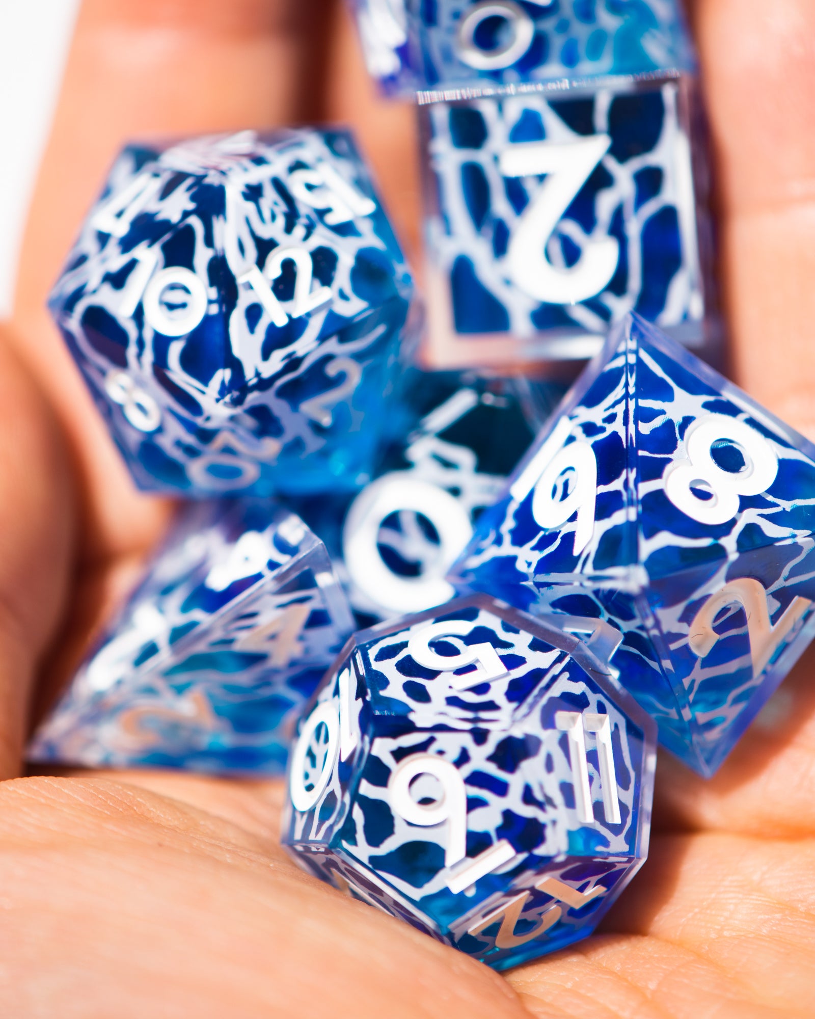 Low Tide 7-Piece Iconic Dice Set - Dispel Dice - Premium DnD Dice & Accessories # #