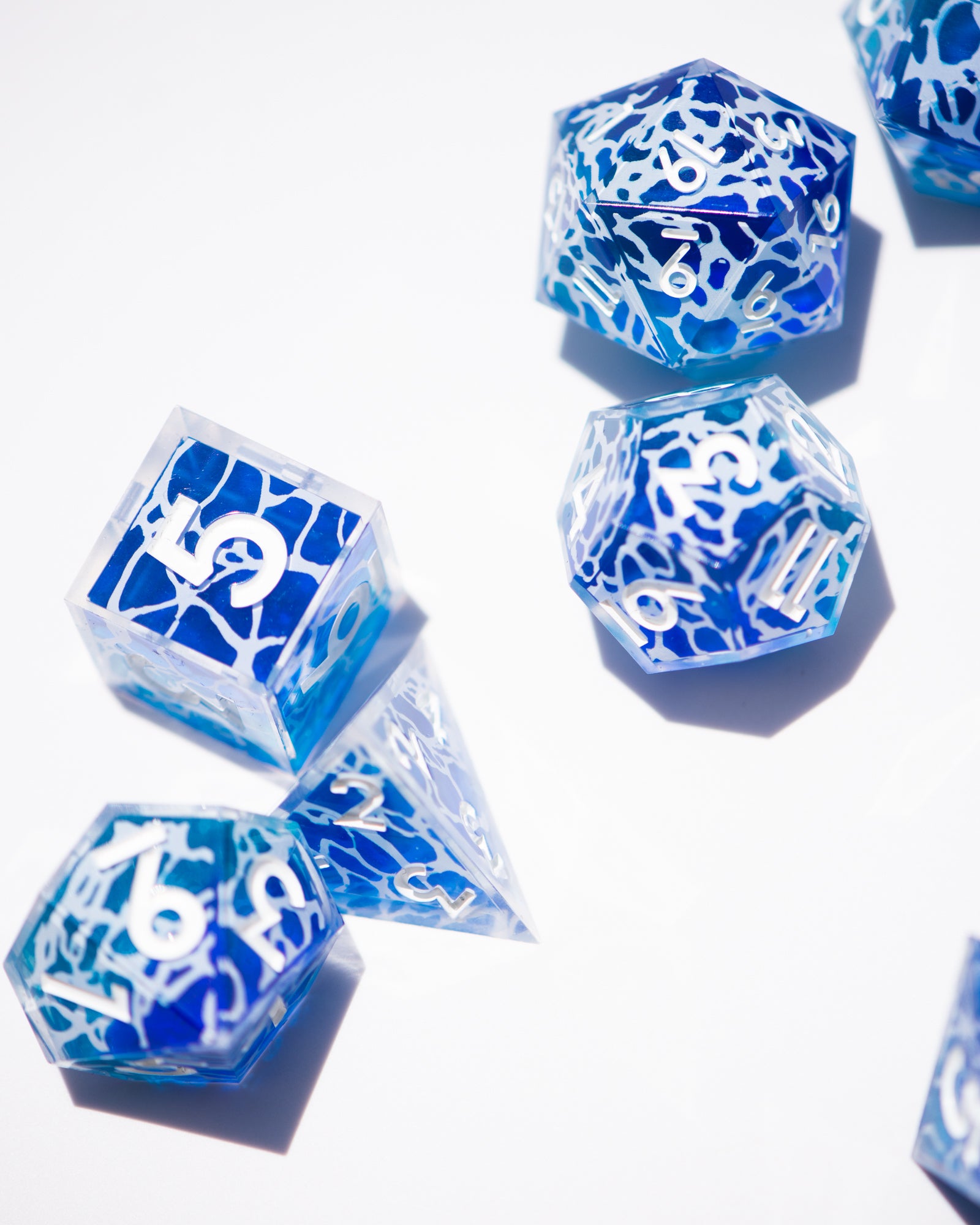 Low Tide 7-Piece Iconic Dice Set - Dispel Dice - Premium DnD Dice & Accessories # #