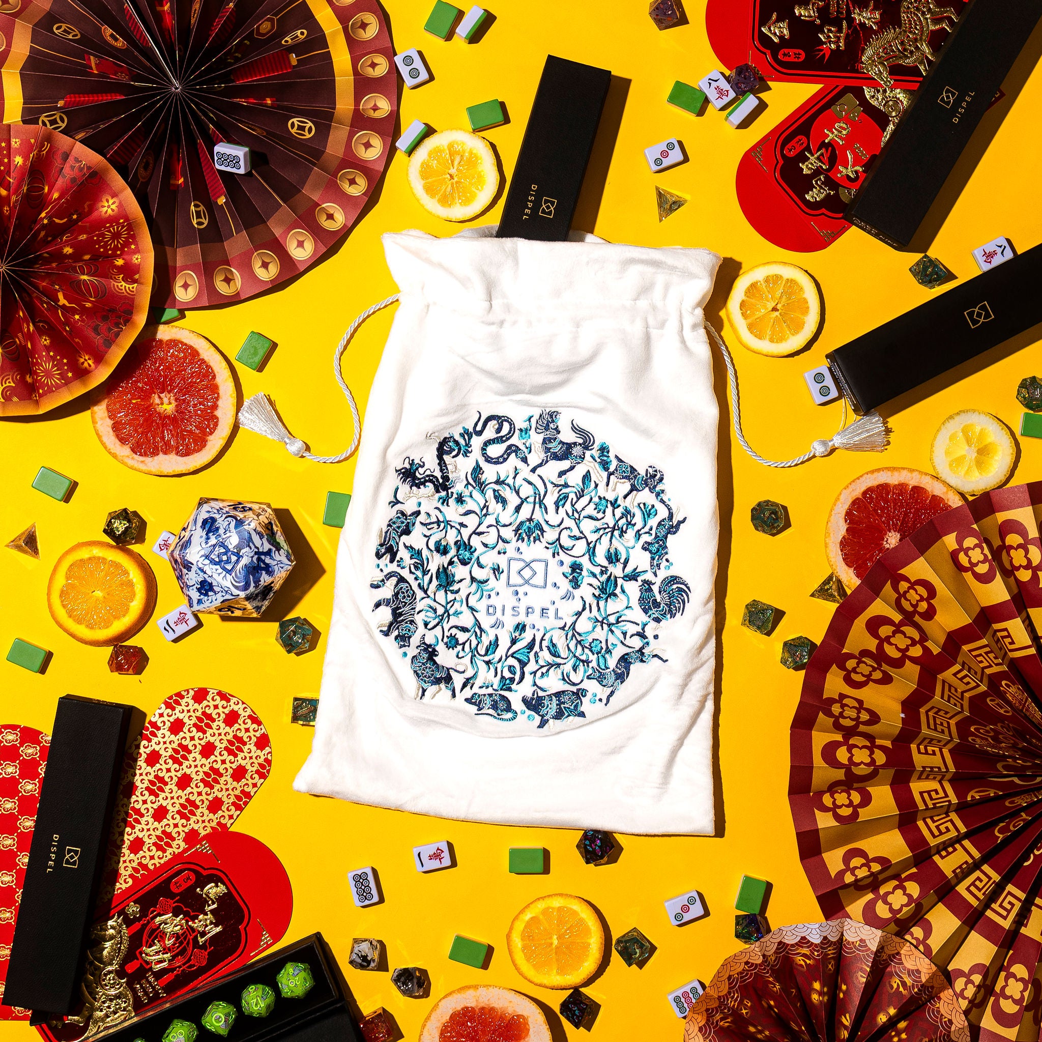 Qinghua Premium Lucky Bag - Dispel Dice - Premium DnD Dice & Accessories # #