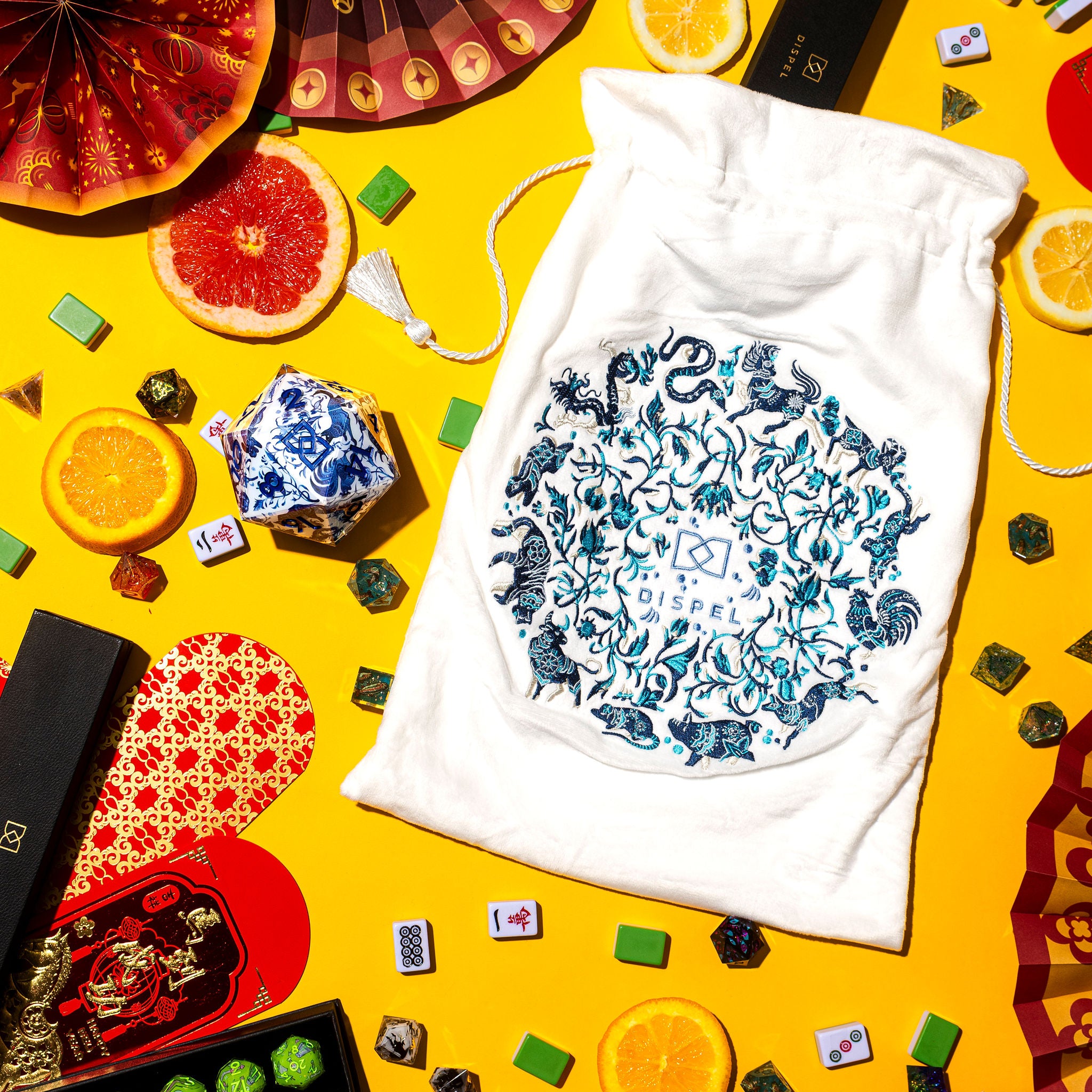 Qinghua Premium Lucky Bag - Dispel Dice - Premium DnD Dice & Accessories # #