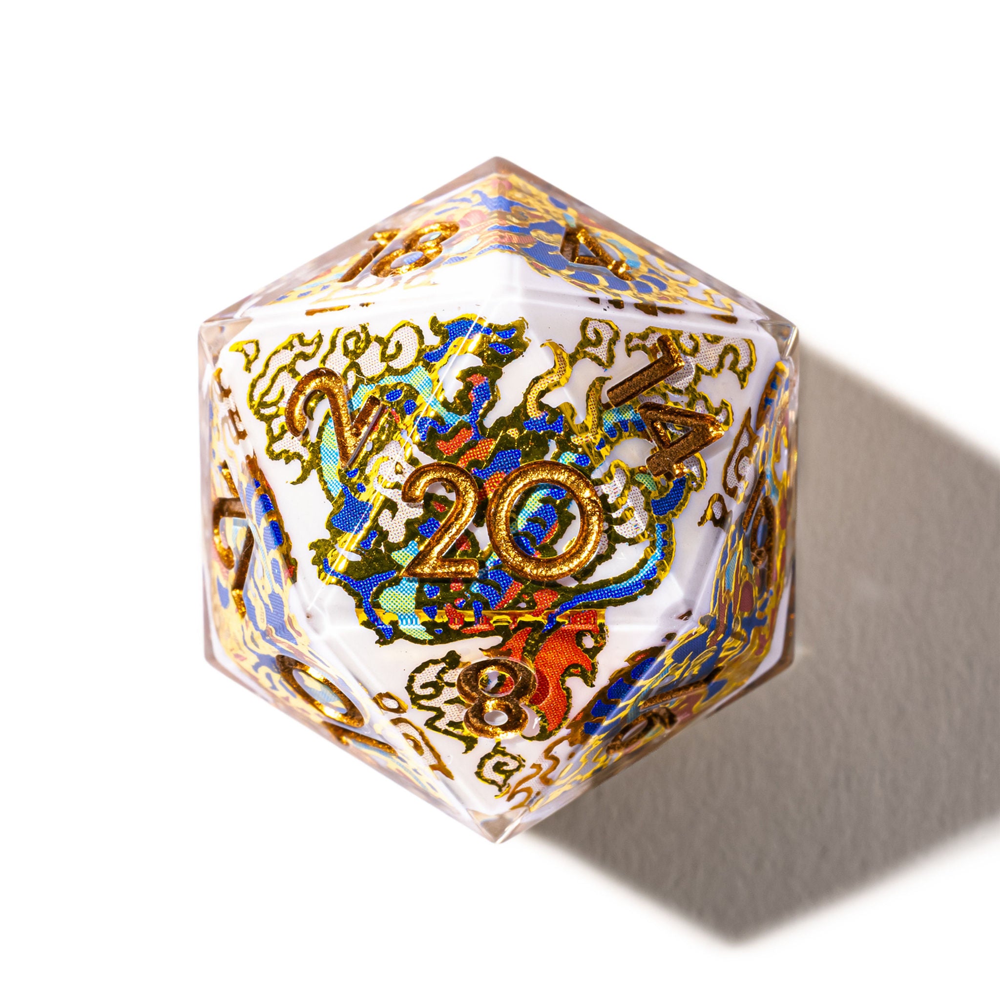 Crouching Phoenix Hidden Dragon 7-Piece Iconic Set - Dispel Dice - Premium DnD Dice & Accessories # #