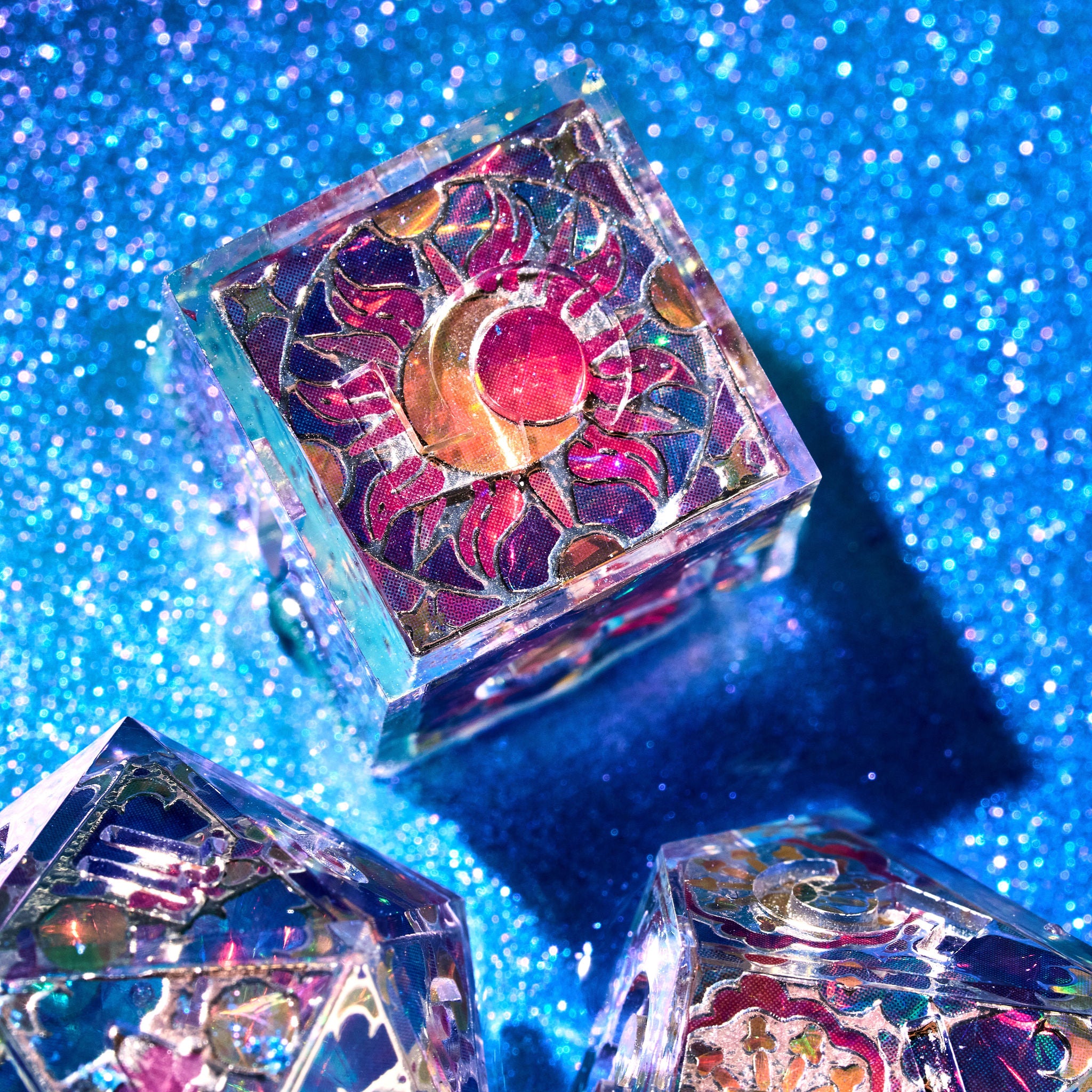 Lunar Cathedral 7-Piece Iconic Dice Set - Dispel Dice - Premium DnD Dice & Accessories # #
