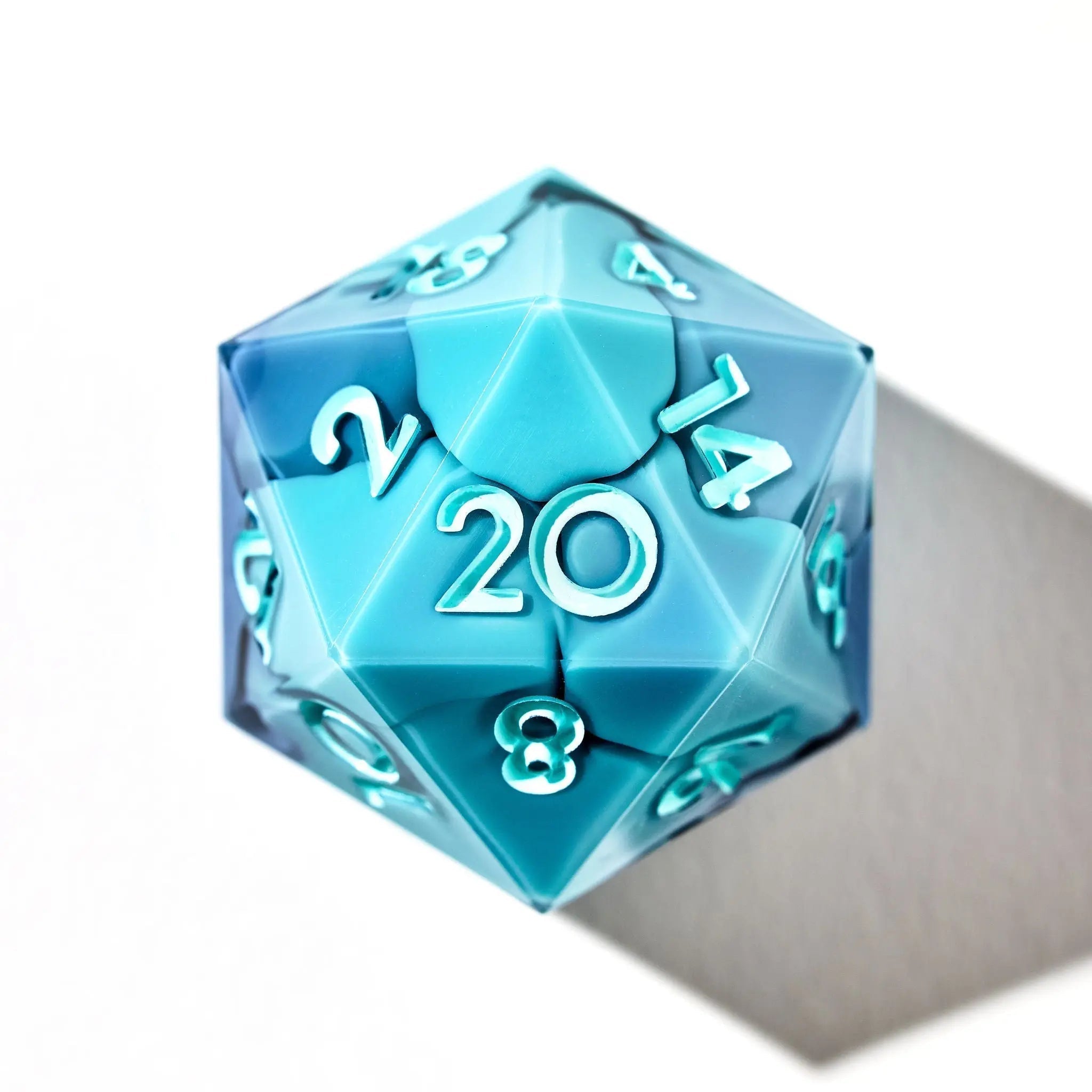 Marble Soda 7-Piece Polyhedral Dice Set - Dispel Dice - Premium DnD Dice & Accessories