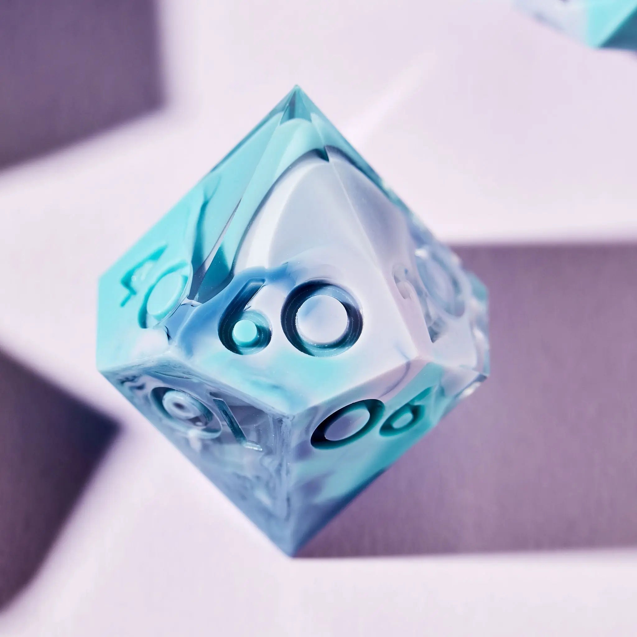 Marble Soda 7-Piece Polyhedral Dice Set - Dispel Dice - Premium DnD Dice & Accessories