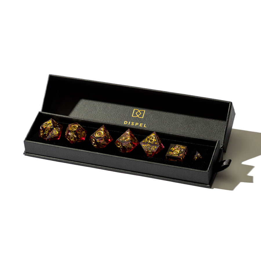 Maya Kern x Dispel Dice "Autumn Witch" 7-Piece Iconic Dice Set - Dispel Dice - Premium DnD Dice & Accessories # #