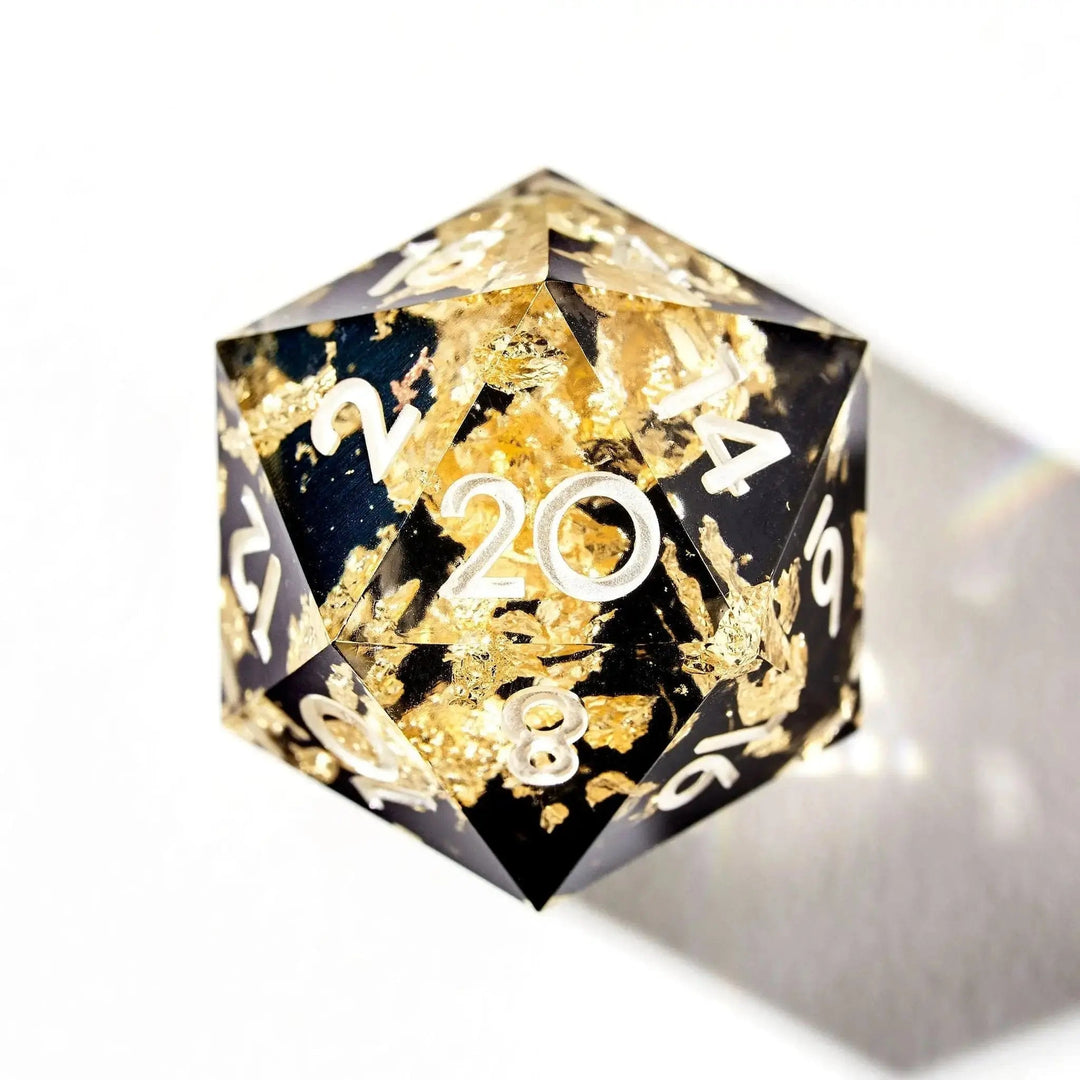 Midas Touch 7-Piece Polyhedral Dice Set - Dispel Dice - Premium DnD Dice & Accessories