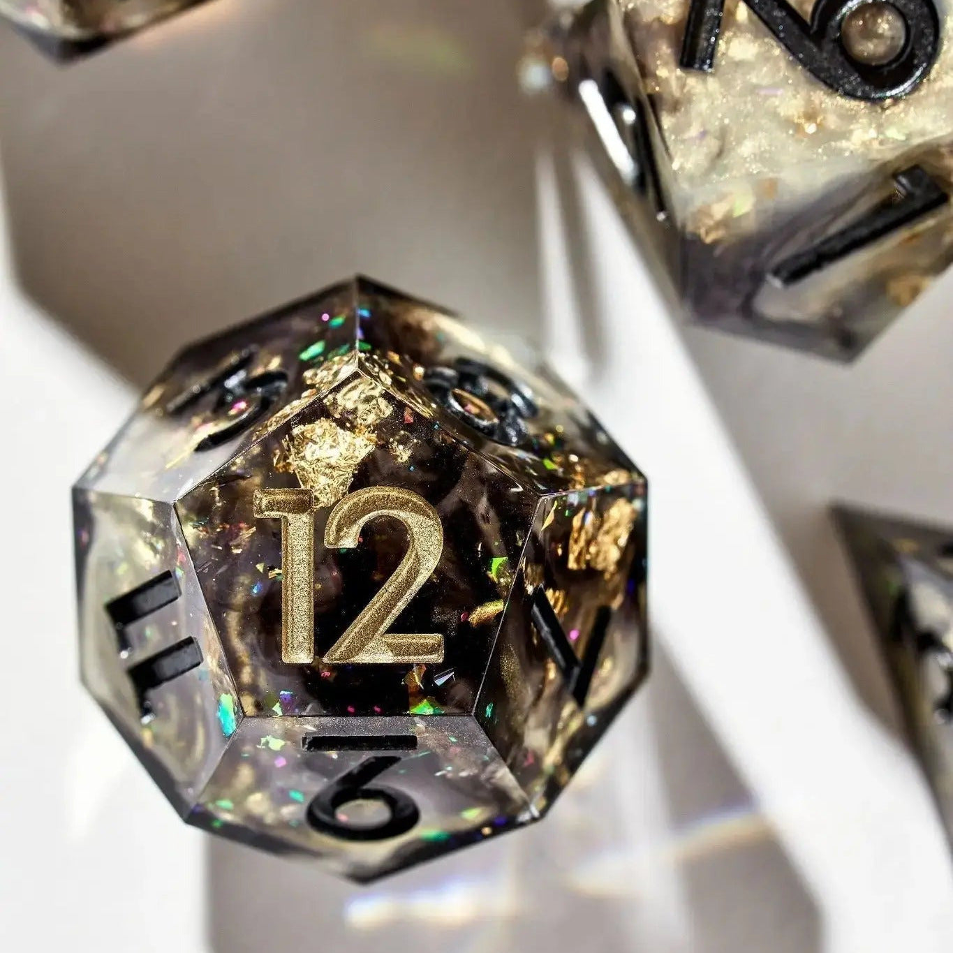 Morningstar 7-Piece Polyhedral Dice Set - Dispel Dice - Premium DnD Dice & Accessories
