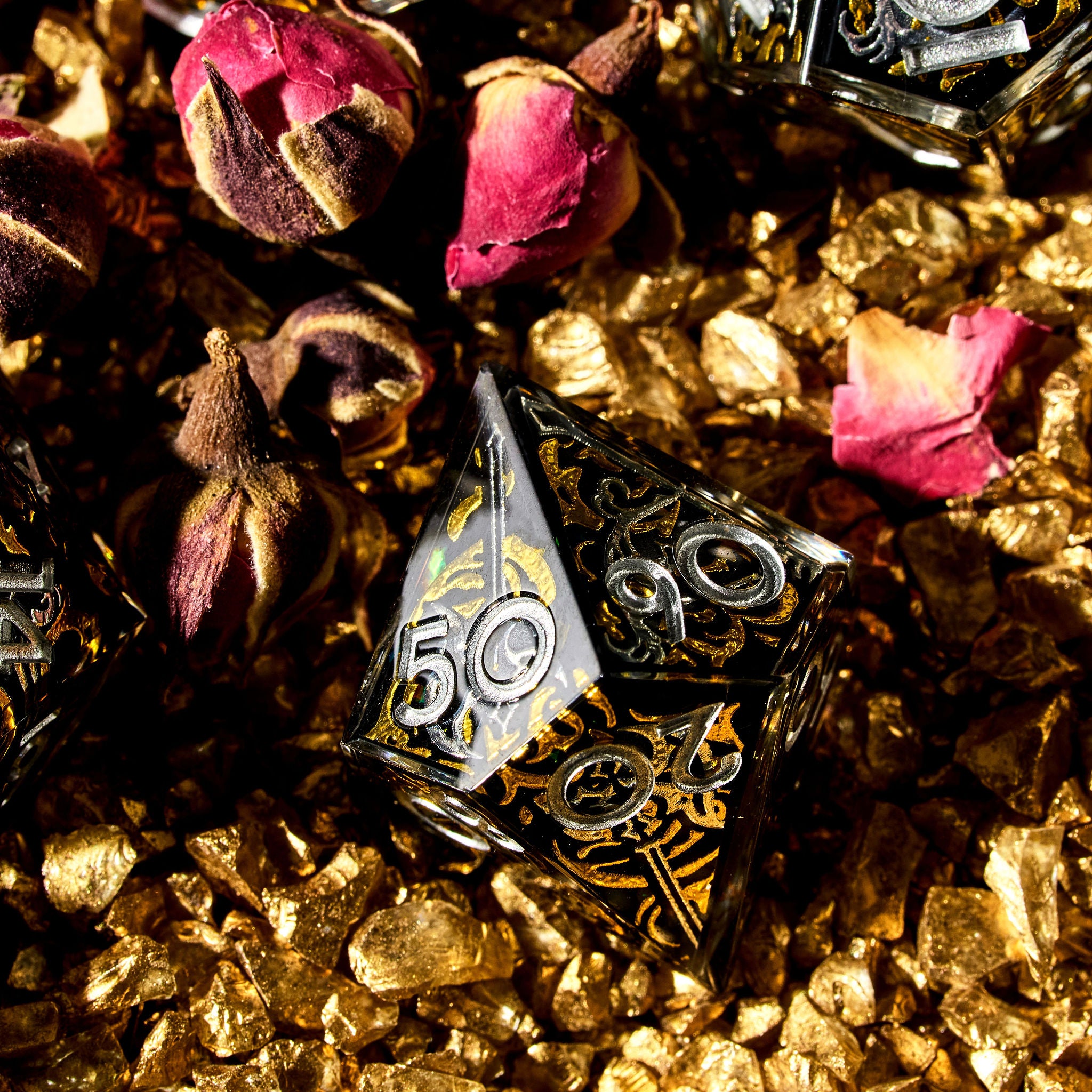 Oath of the Sword 7-Piece Iconic Dice Set - Dispel Dice - Premium DnD Dice & Accessories # #