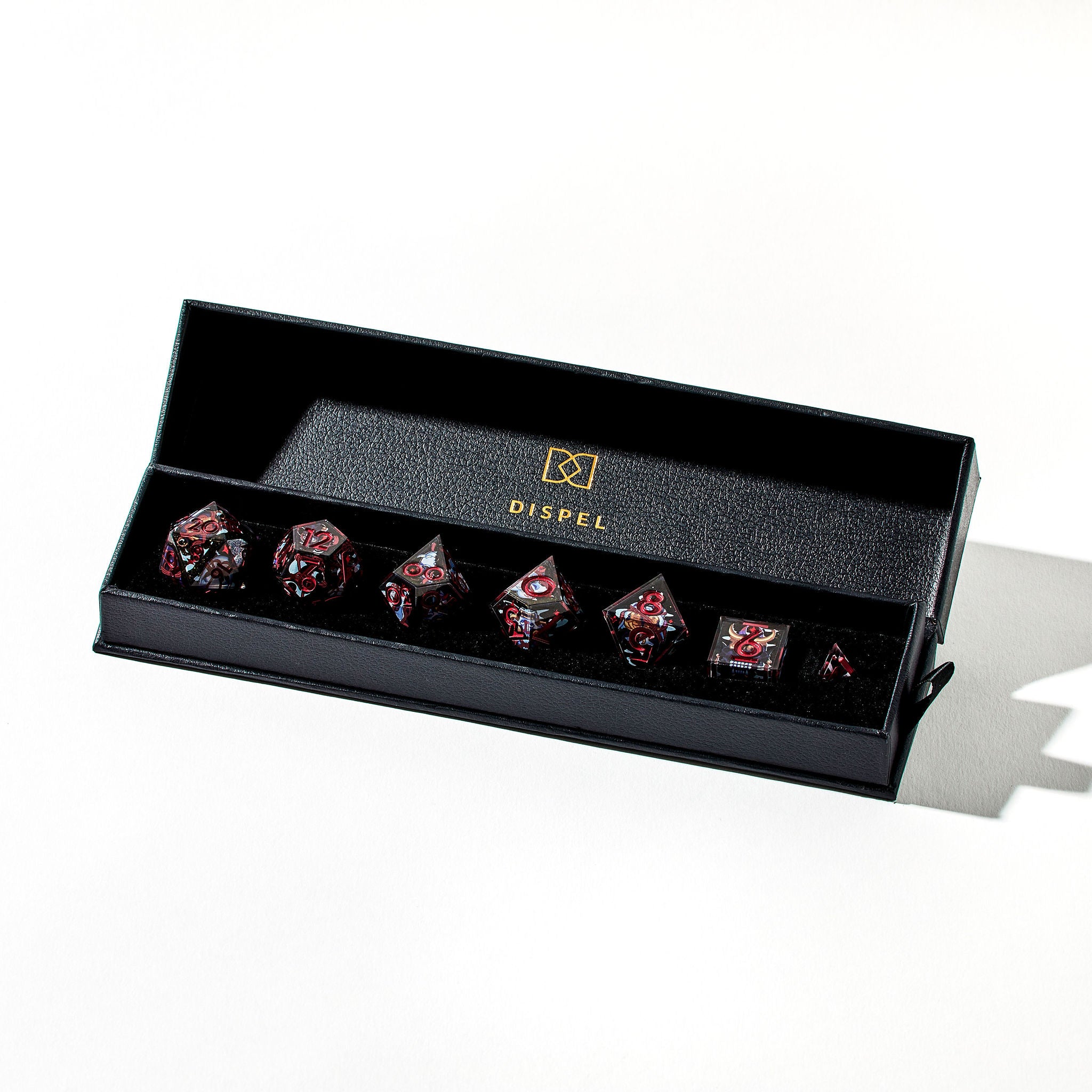Oni 7-Piece Iconic Set - Dispel Dice - Premium DnD Dice & Accessories # #