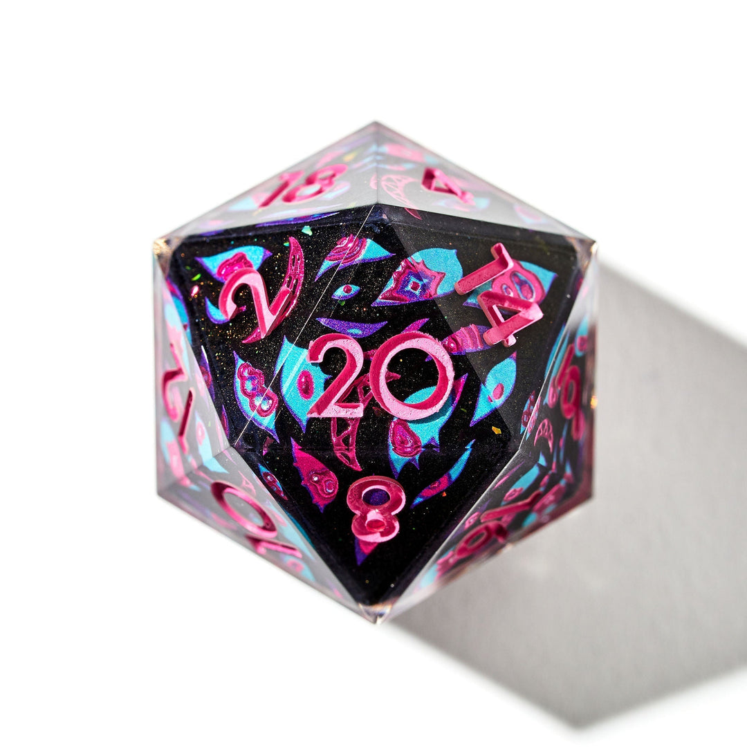 Otherworldly Entity 7-Piece Iconic Dice Set - Dispel Dice - Premium DnD Dice & Accessories
